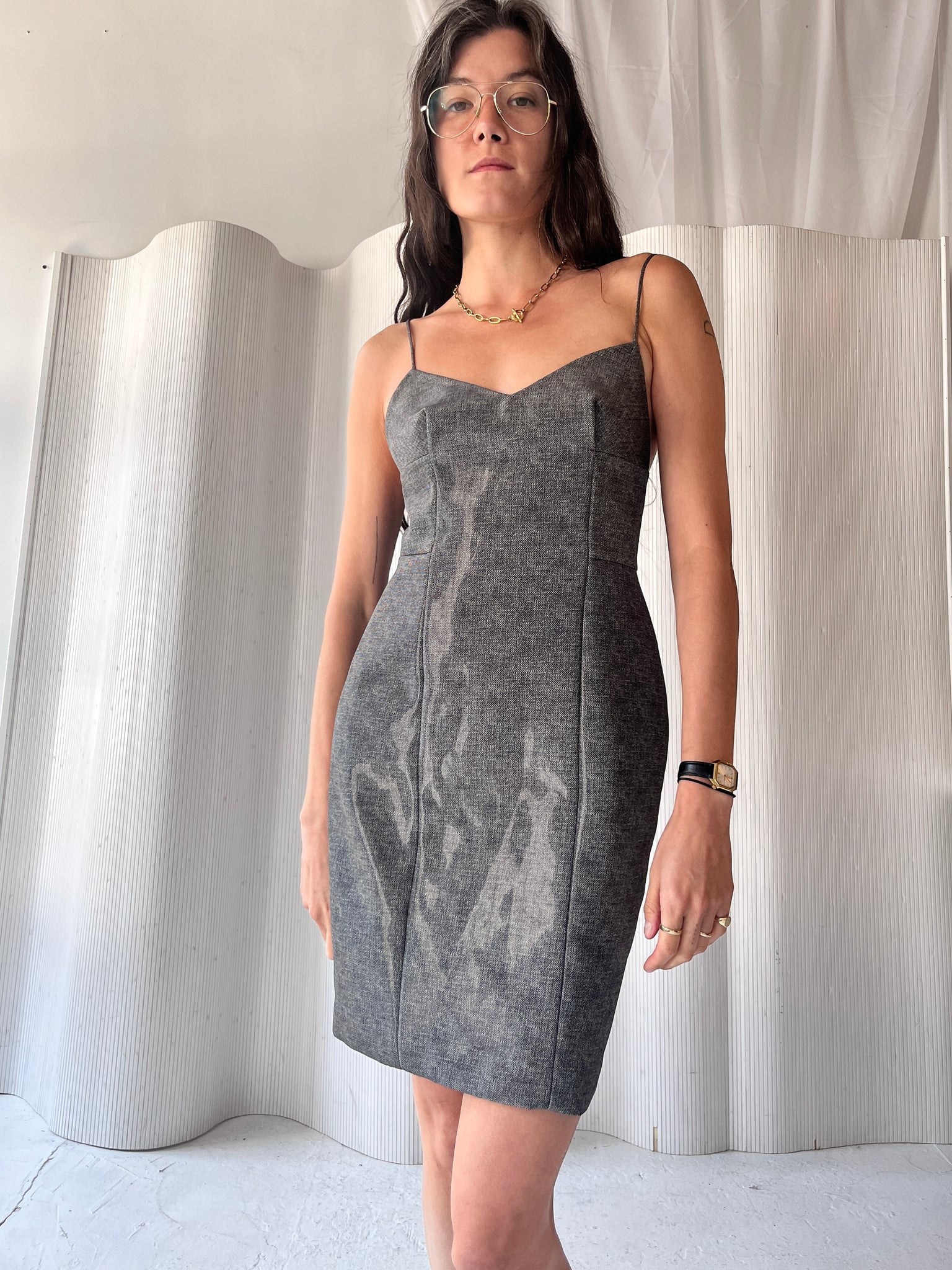 Alexander Wang silvery dress