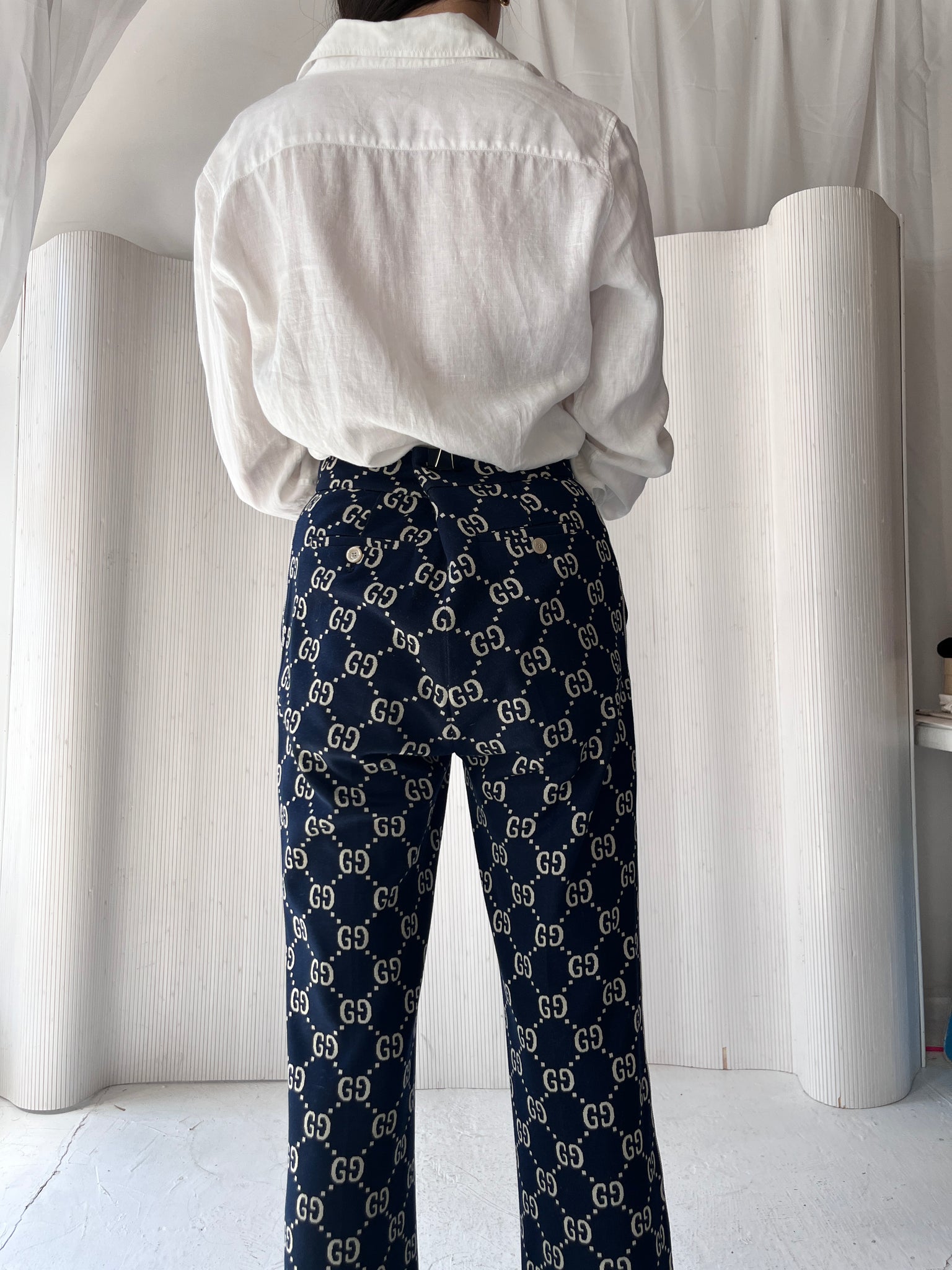 Gucci print track trouser