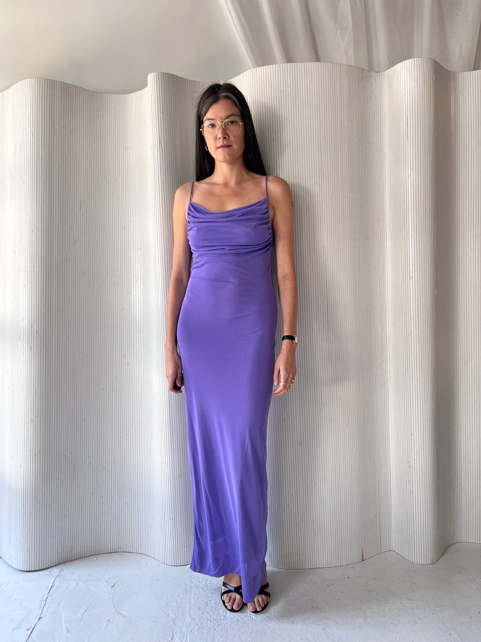 Plein Sud Sun 2000s Purple Dress