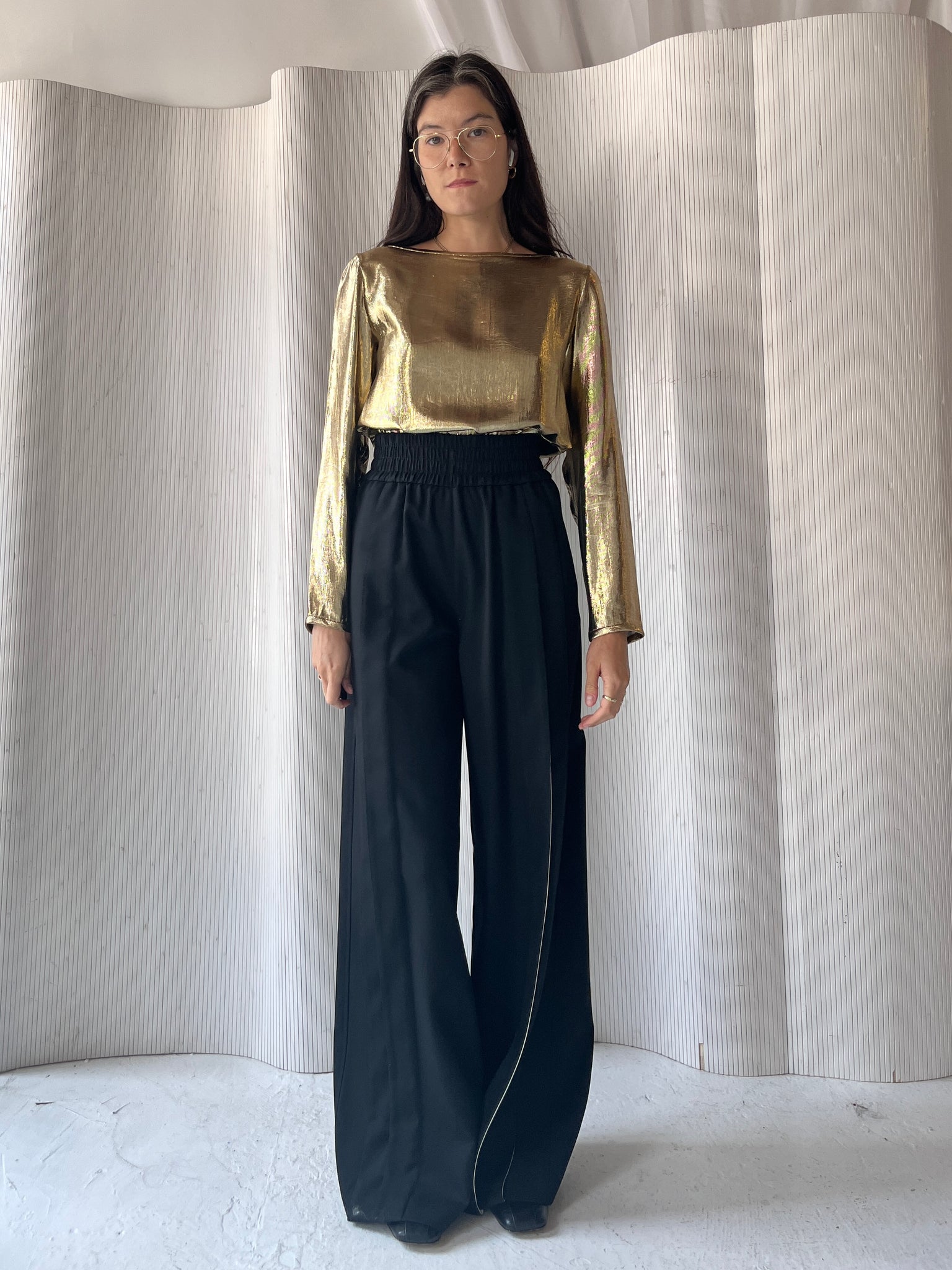 Neiman Marcus Gold Blouse