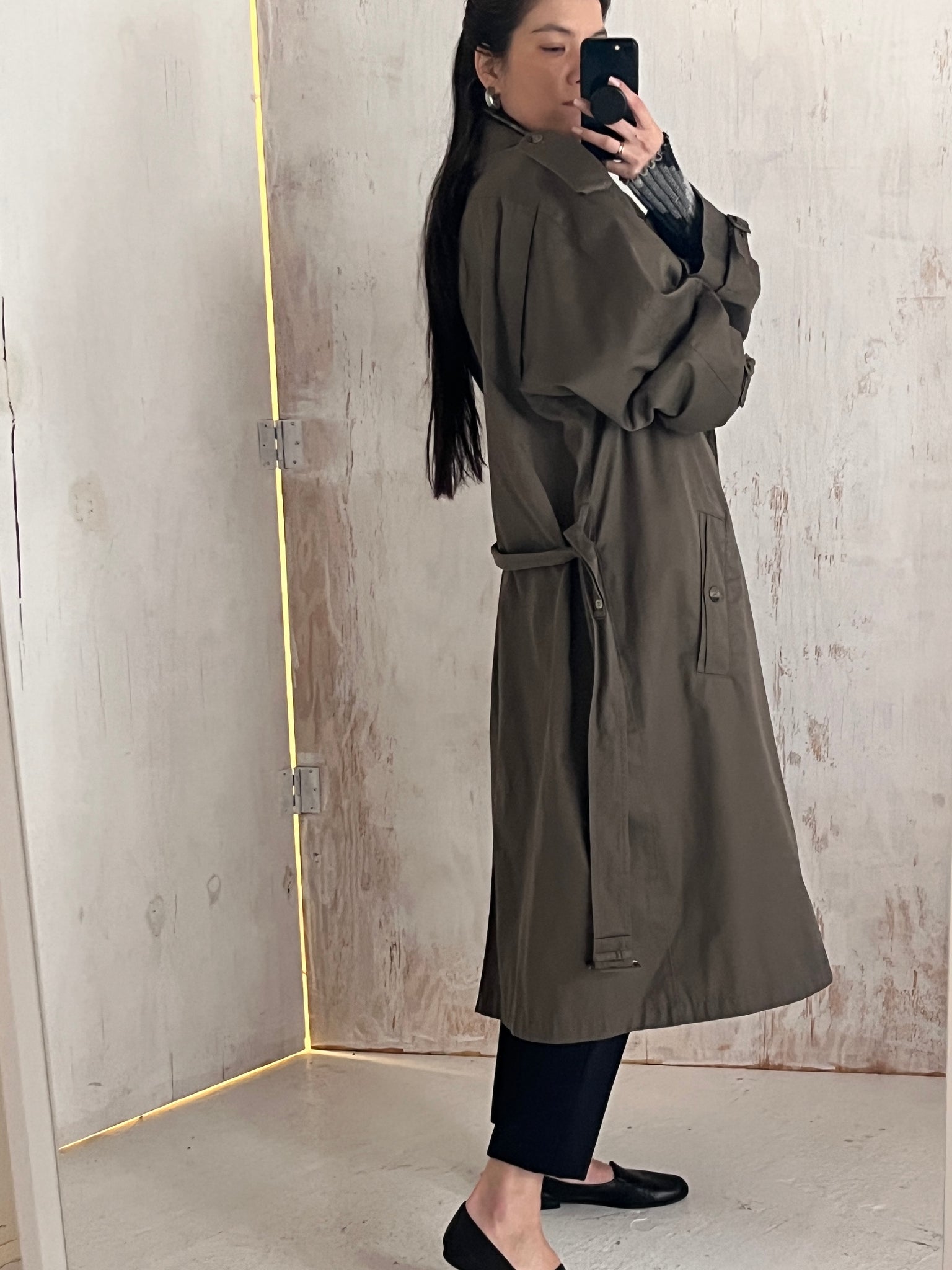 Saie Trench 8 Gray