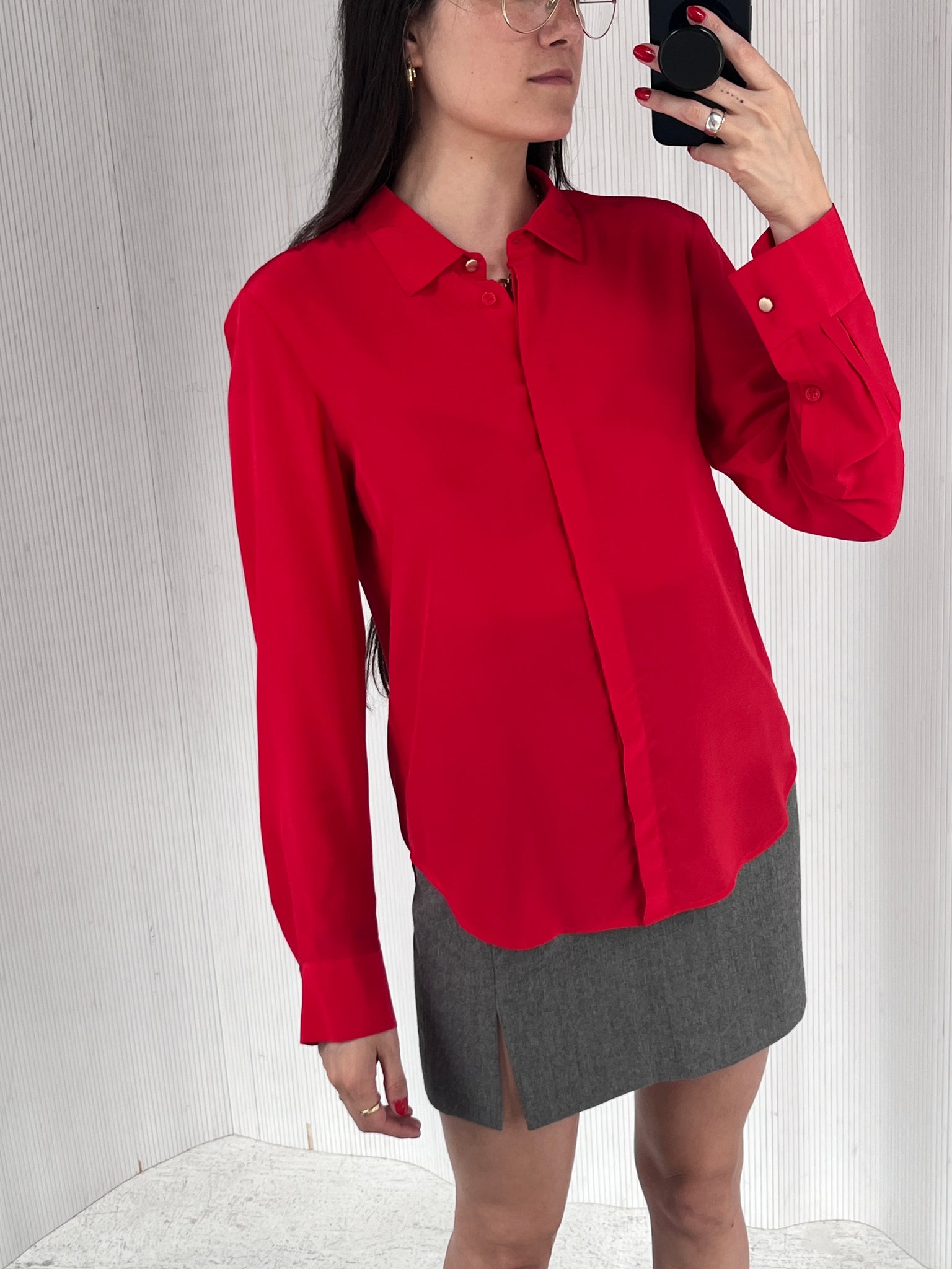 Donna Karan 90s Silk Blouse