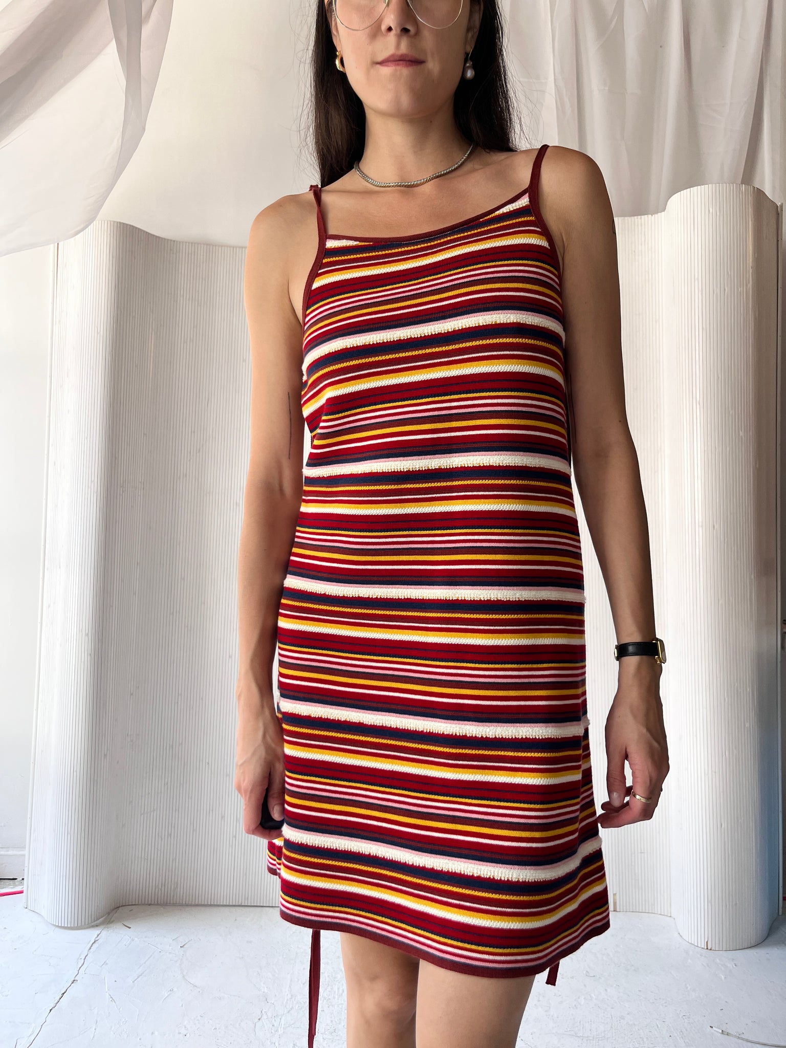 Alanui knit stripe dress