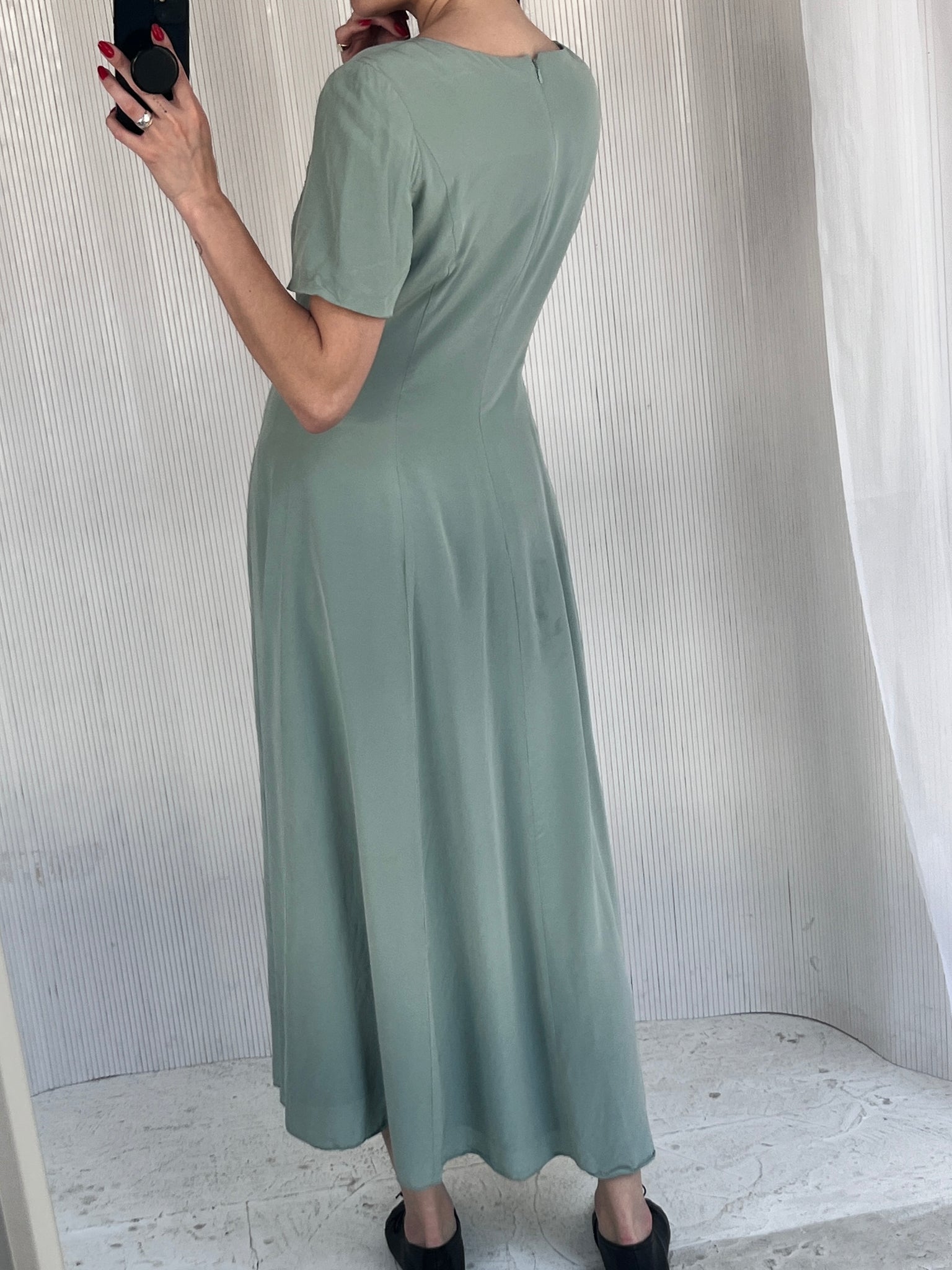 Laura Ashley Seafoam Dress