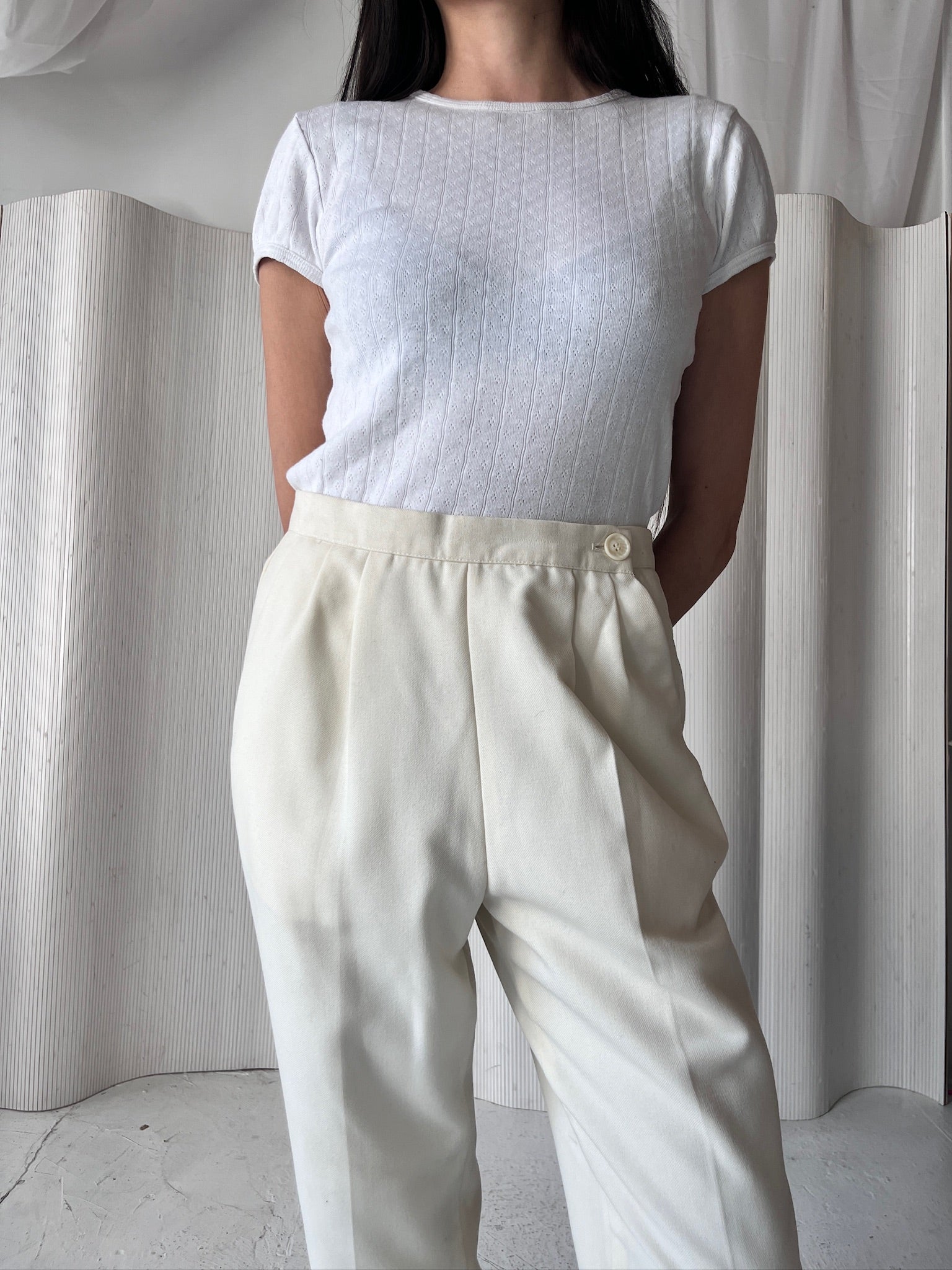 Pleated Burma Trouser