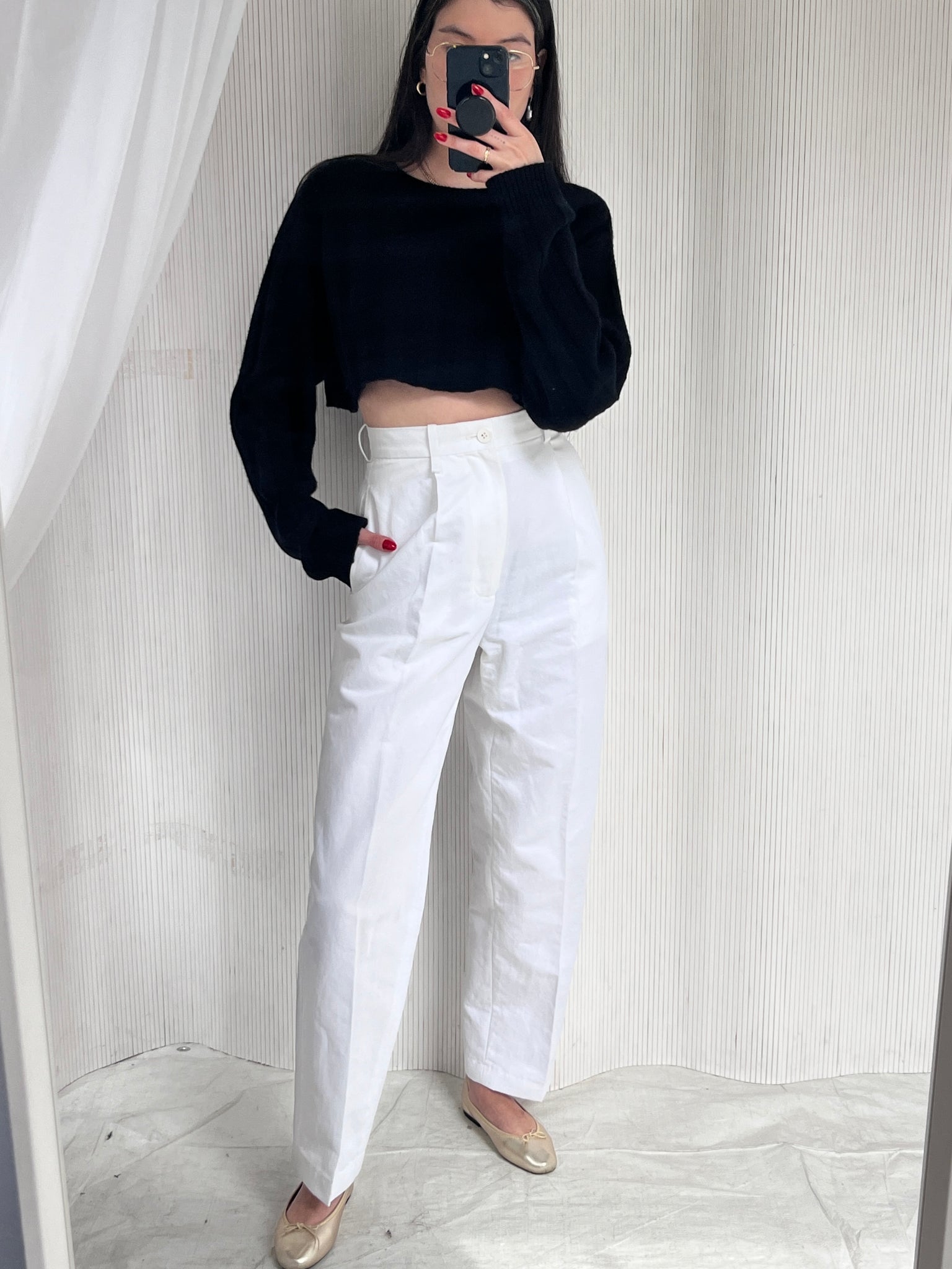 White Katimo trouser