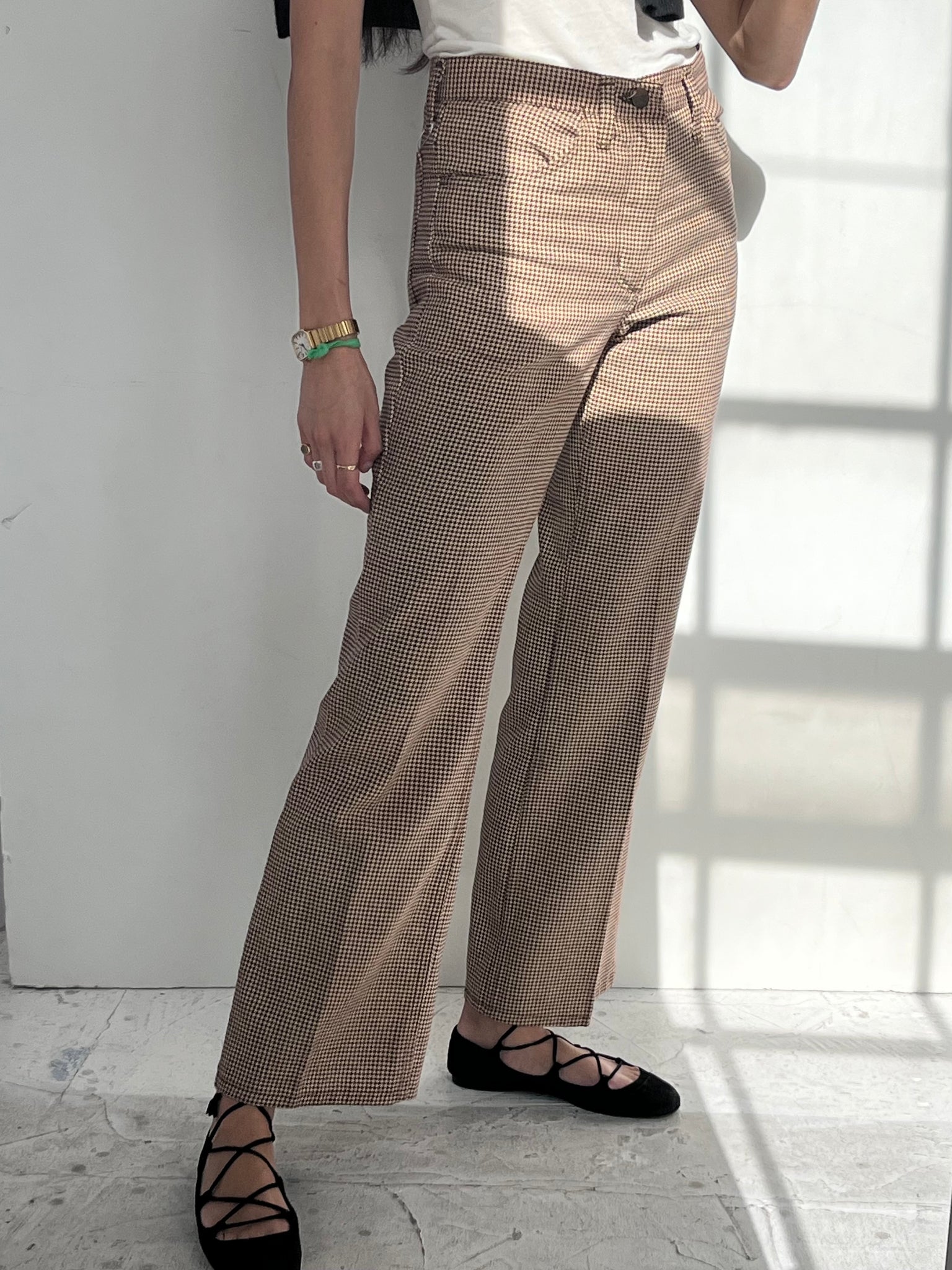 Vintage Maverick Houndstooth Pants