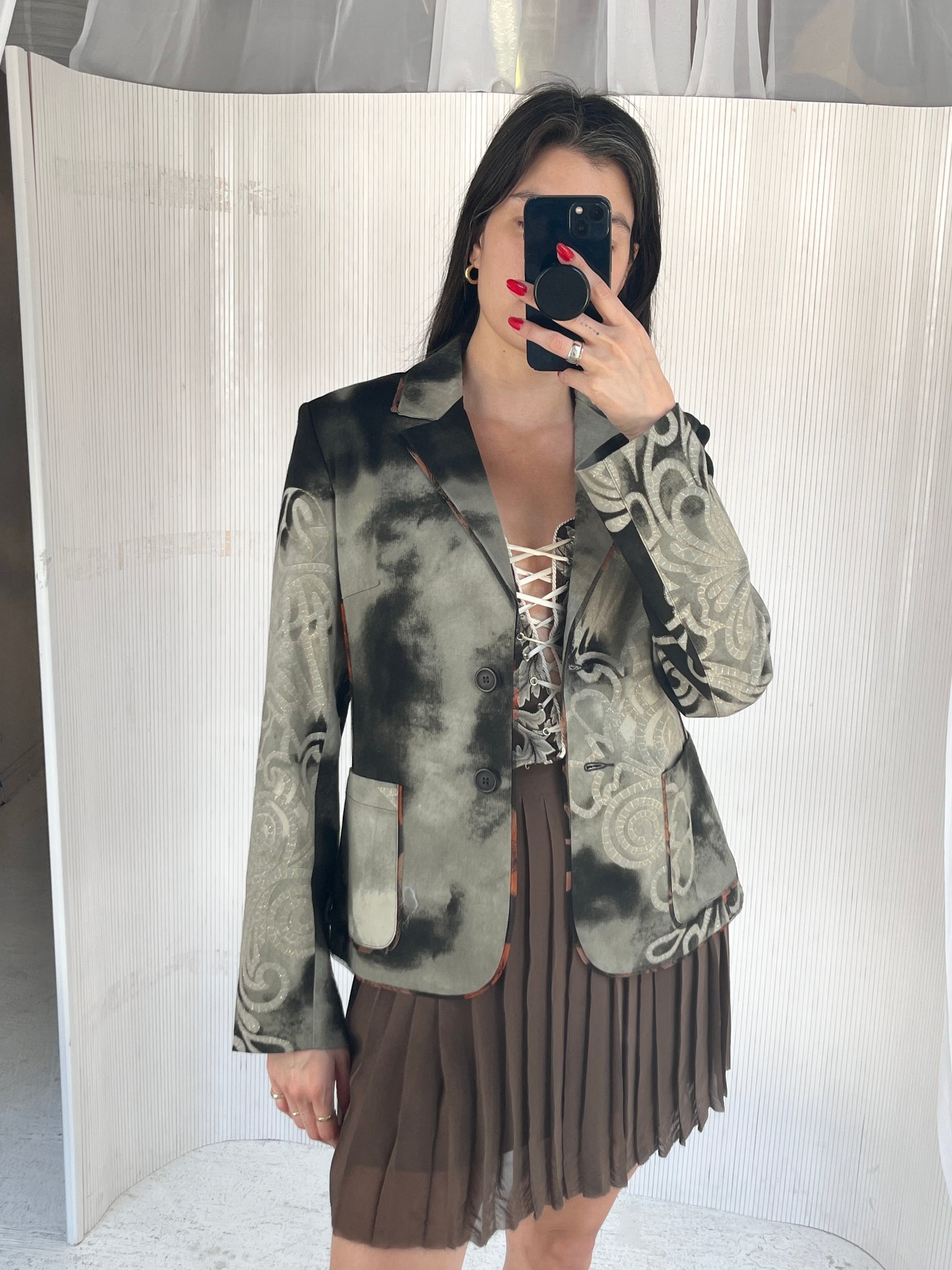 Citta Printed blazer