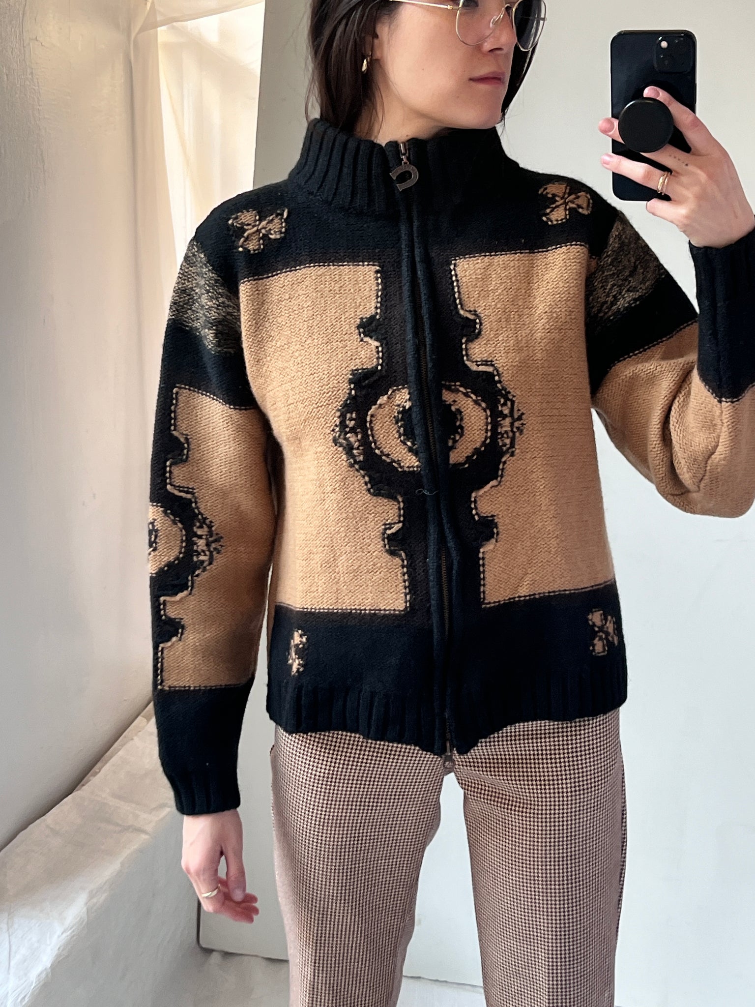 Roberto Cavalli Inside-Out Knit Jacket
