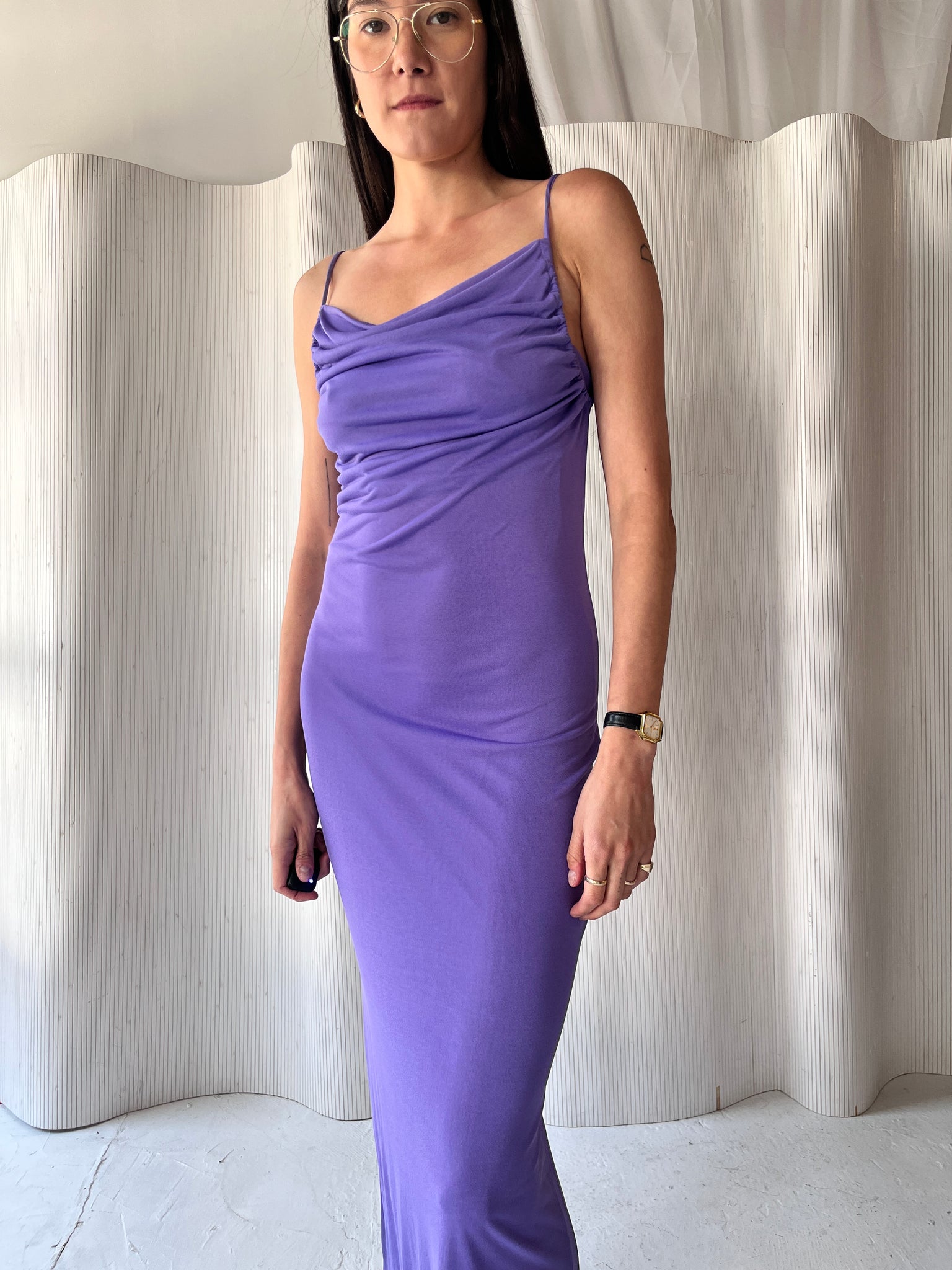 Plein Sud Sun 2000s Purple Dress