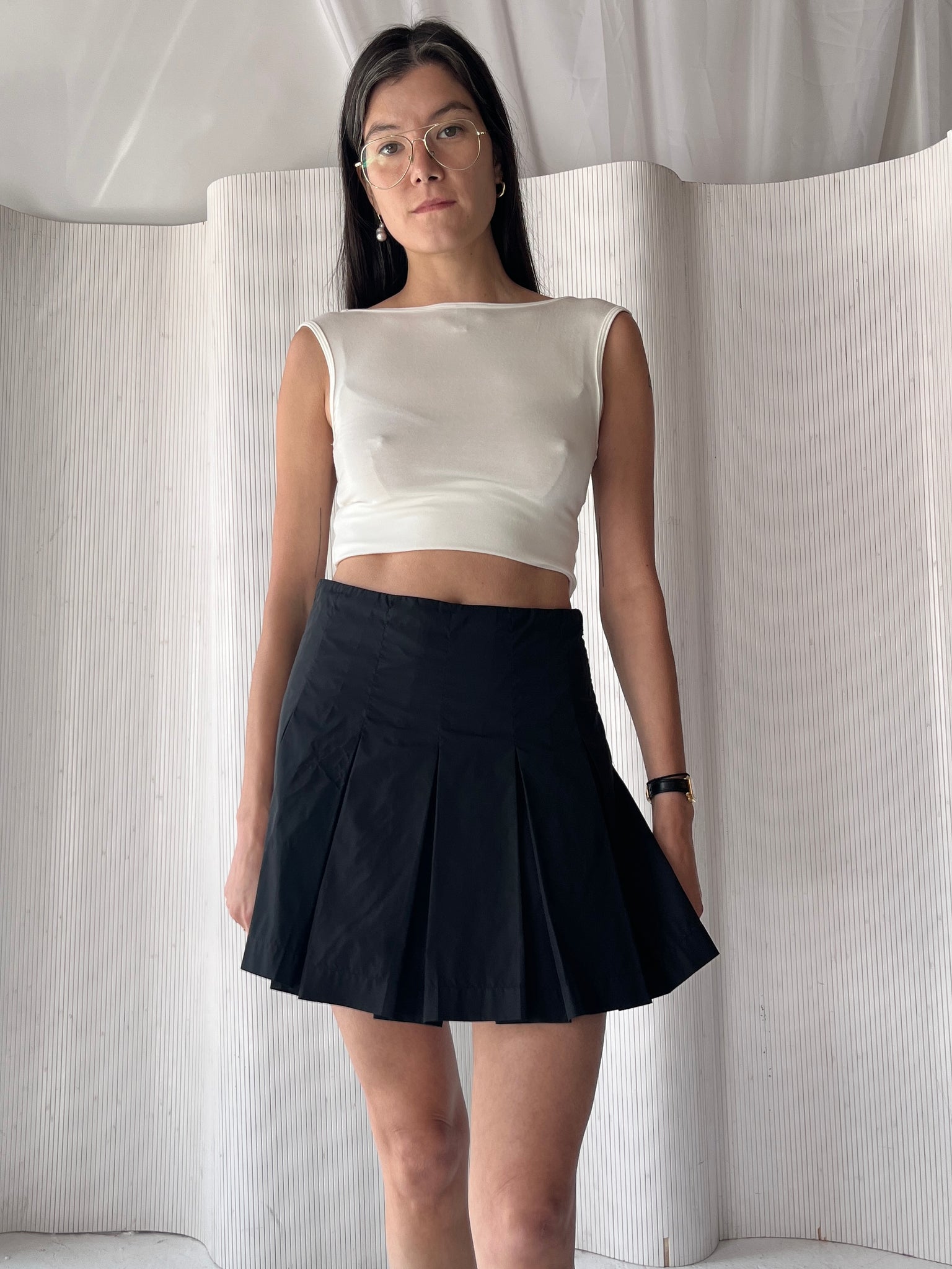 Prada Nylon Mini Skirt