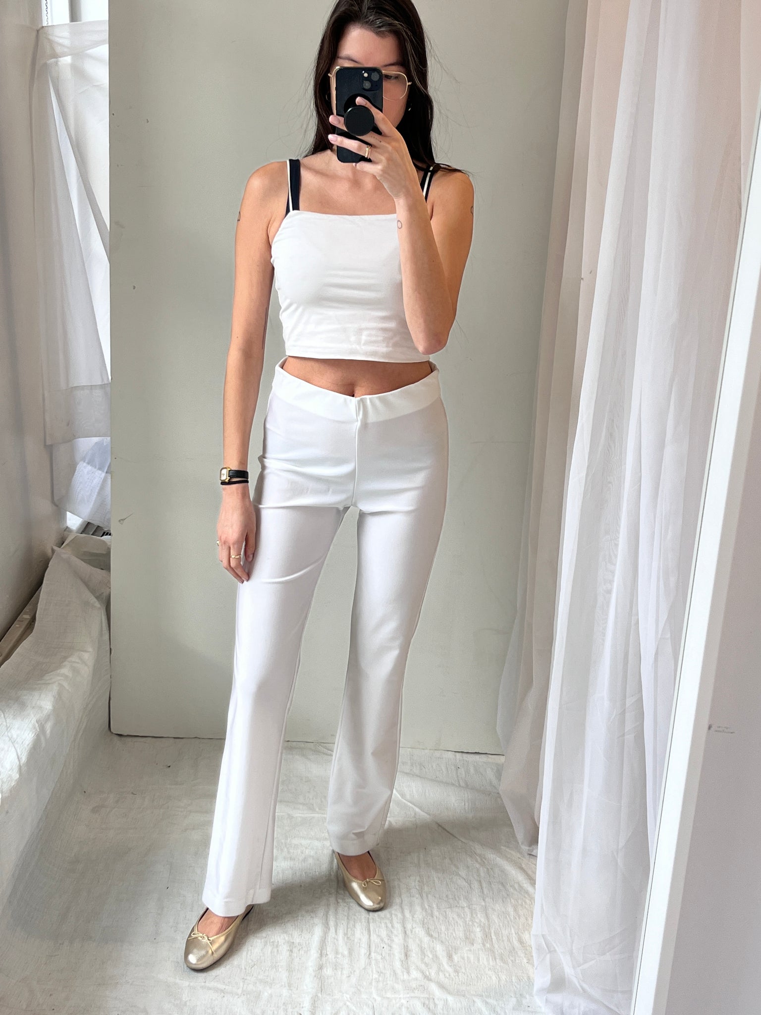 Deadstock Saks Potts Jazz Pants White