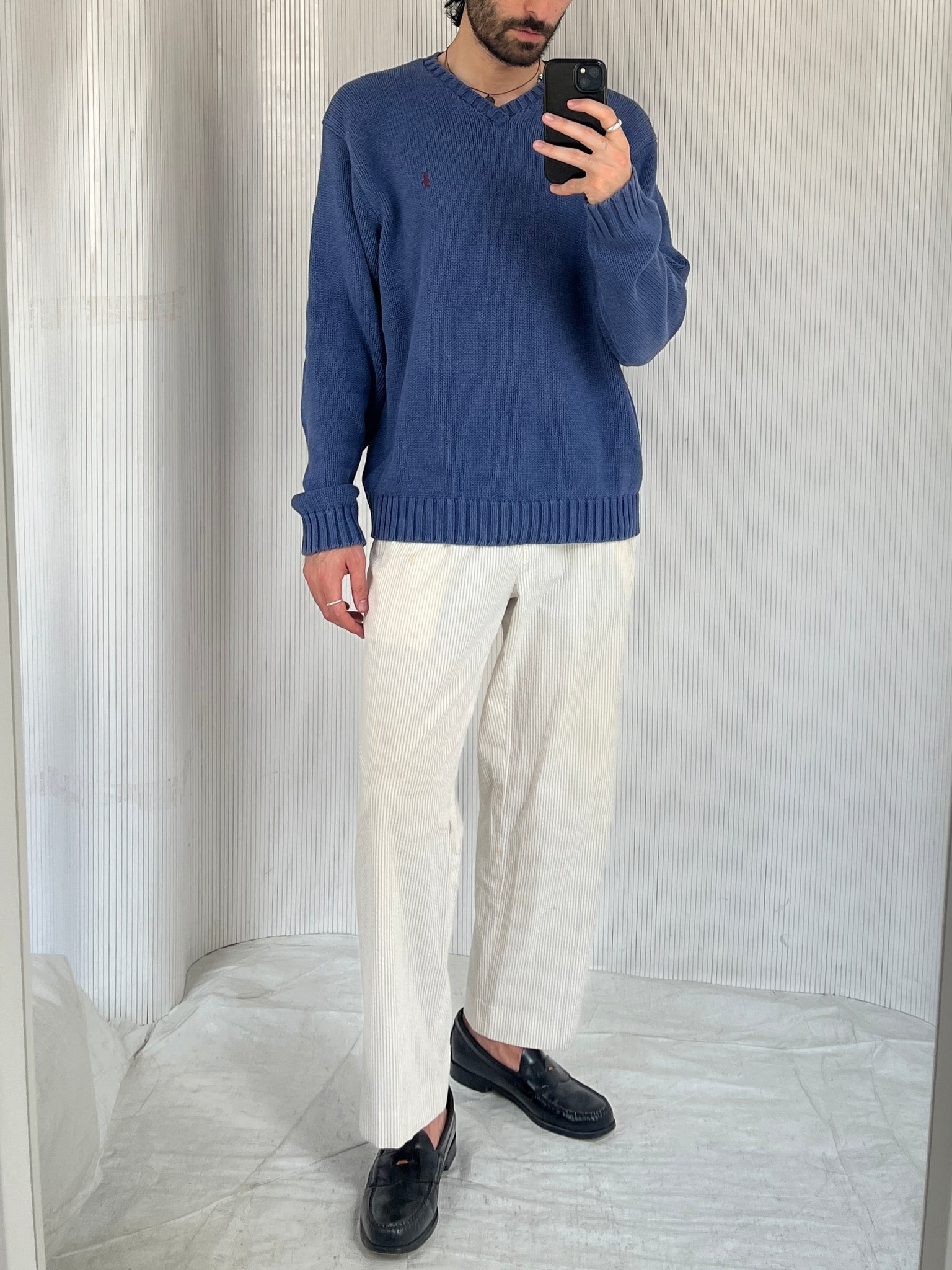 Polo by Ralph Lauren Blue Cotton Knit