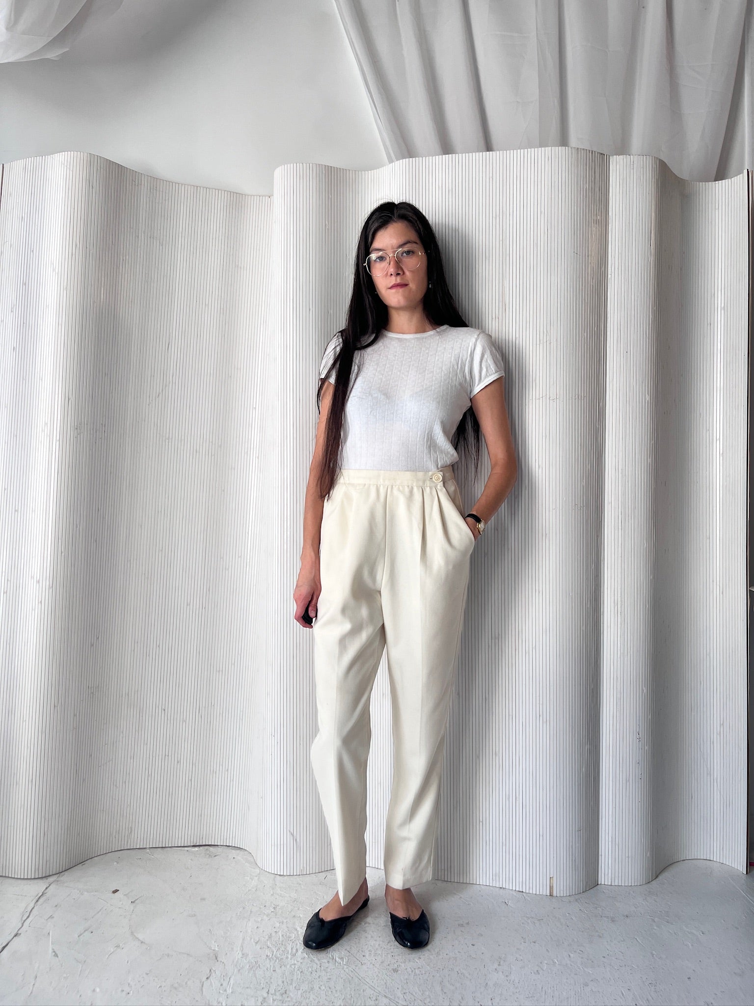 Pleated Burma Trouser