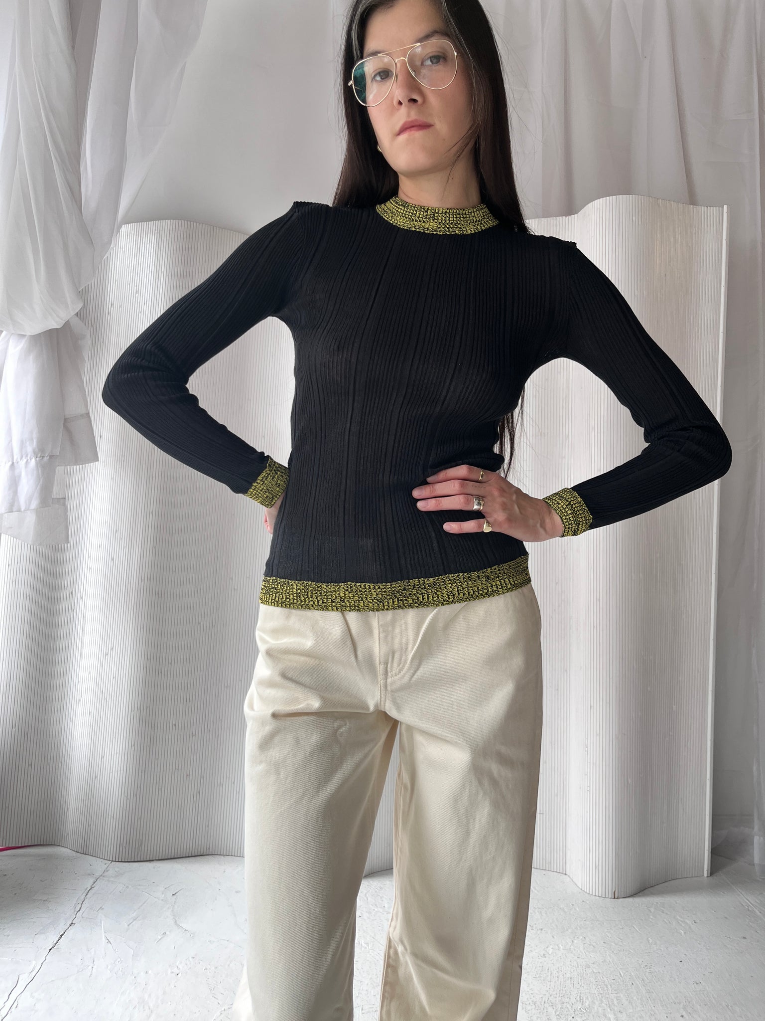 Ganni long sleeve knit