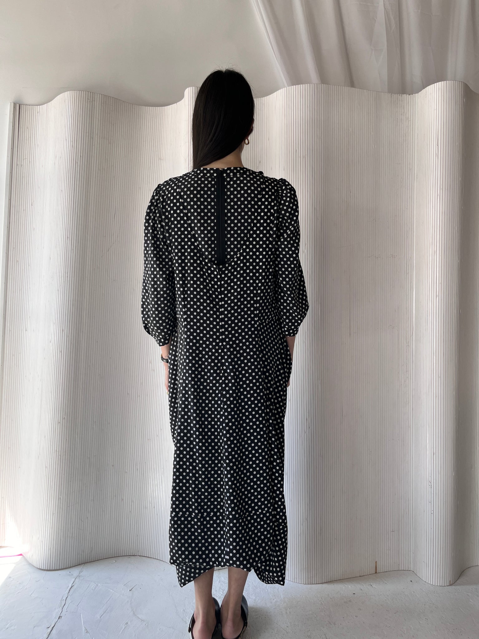 silk comme des garçons dress