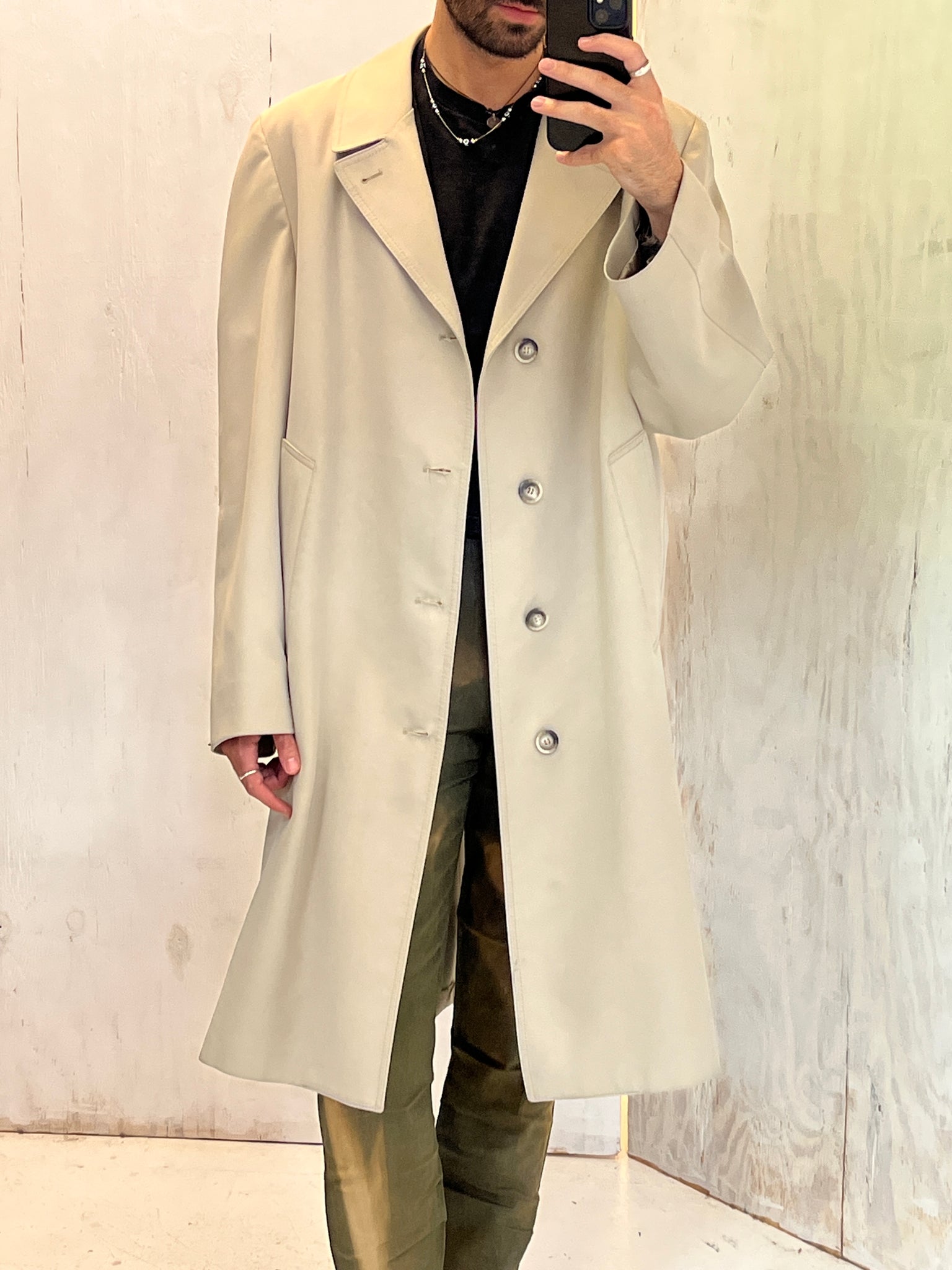 London Fog lined trench