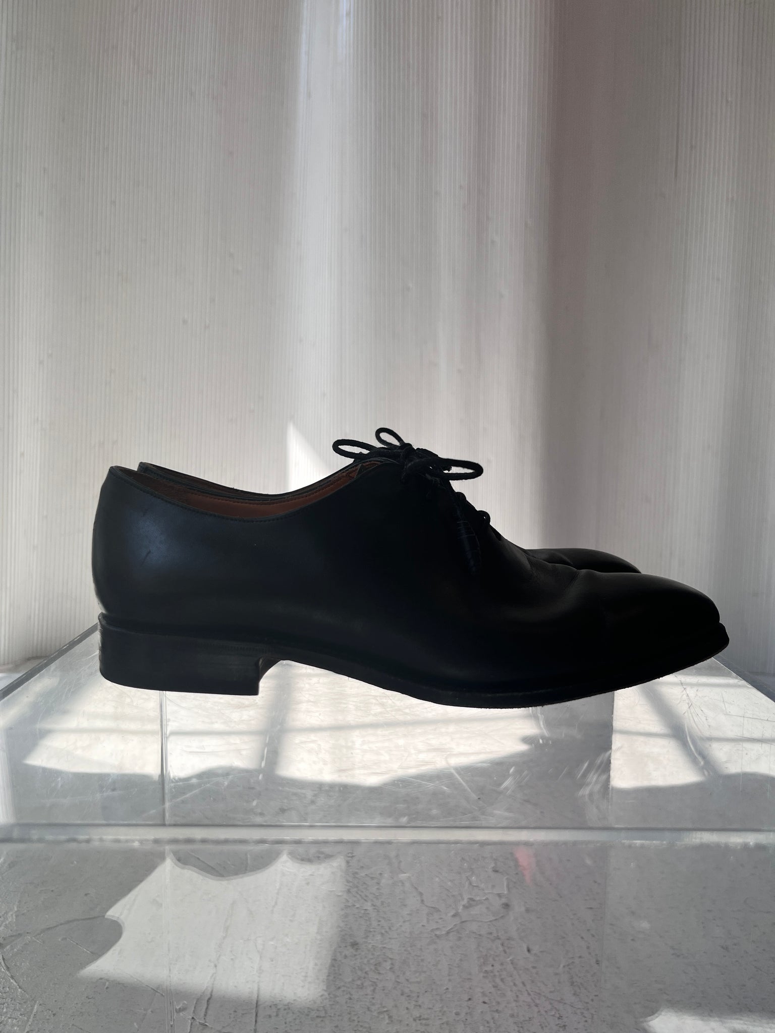 Carmina black oxford shoe