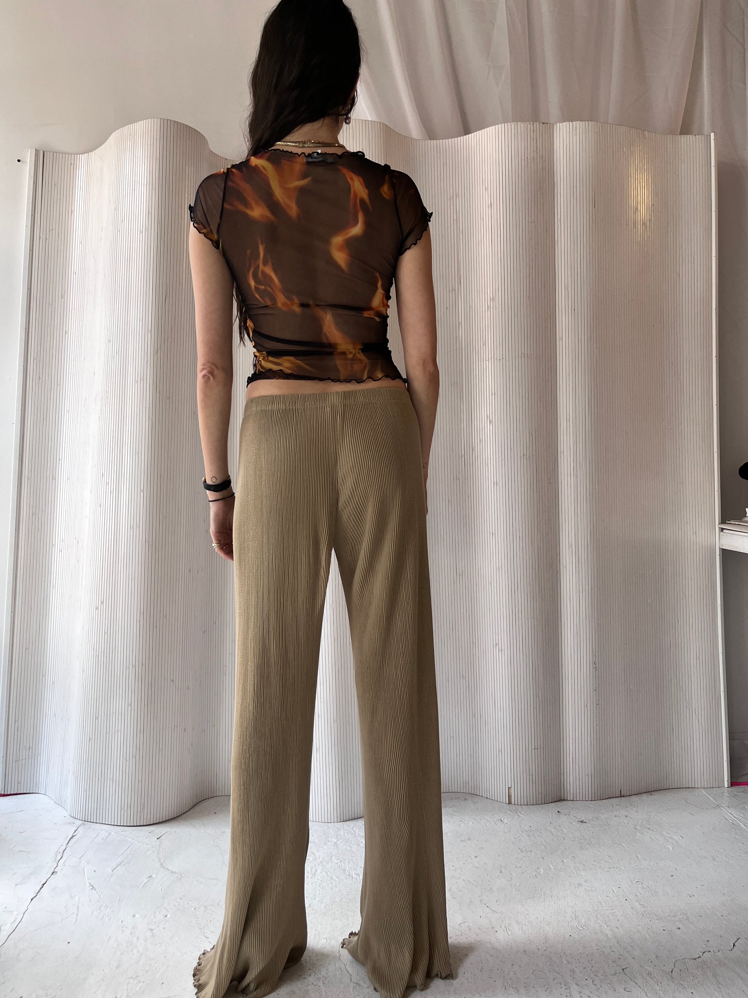 Priscavera pleat pants