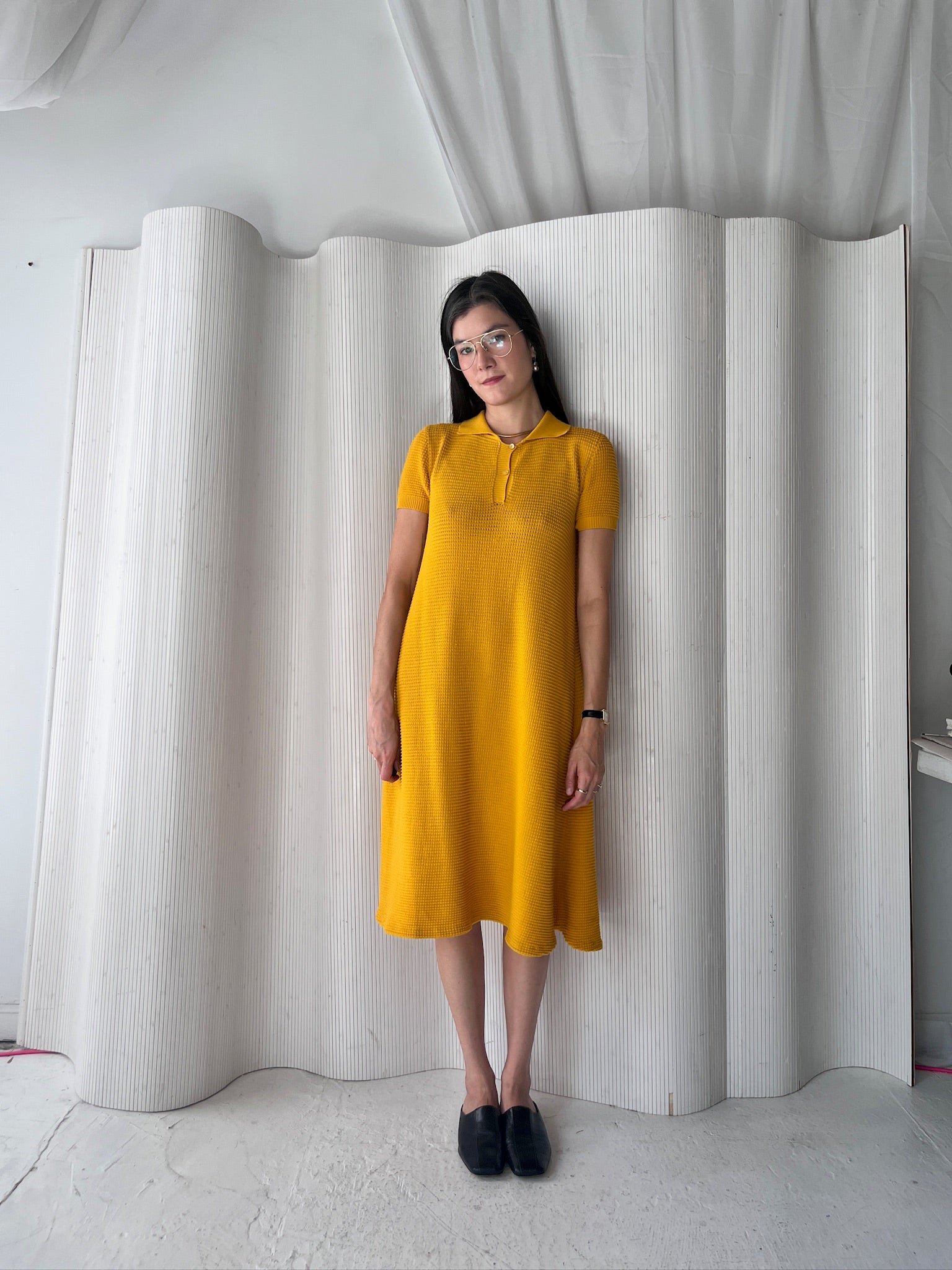 Miu Miu Saffron Knit Dress