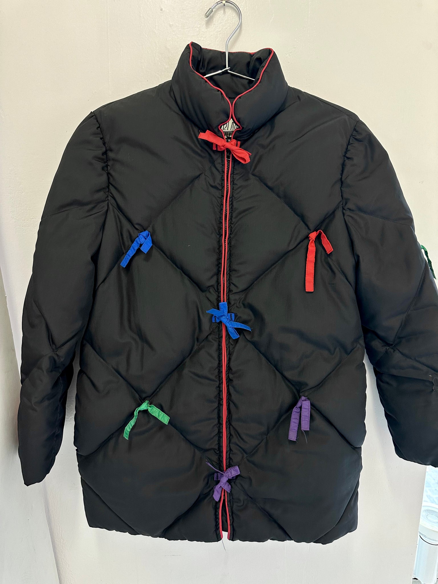 Bill Blass Ribbon Quilted Puffer Jacket