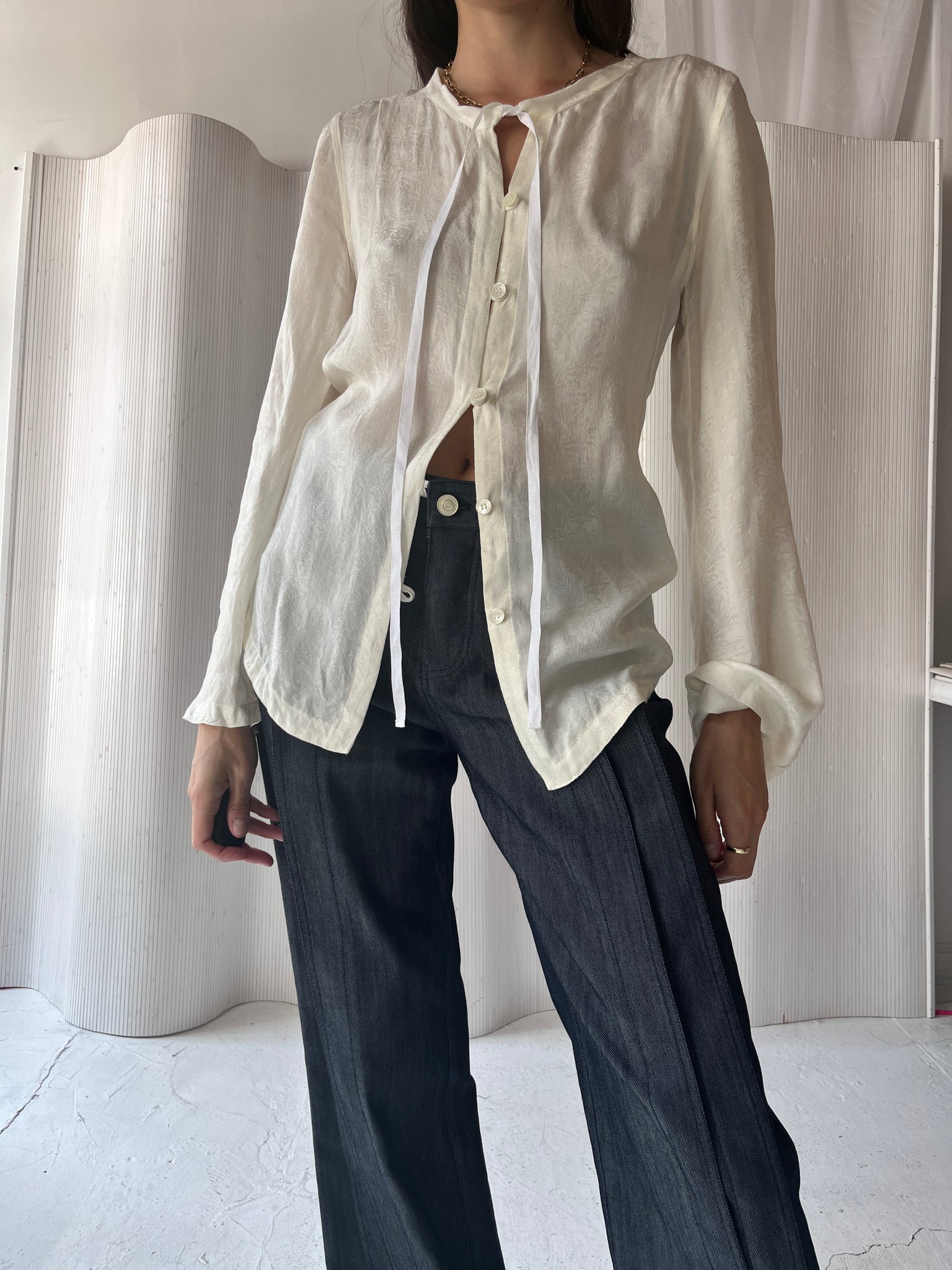 Ann Demeulemeester White blouse