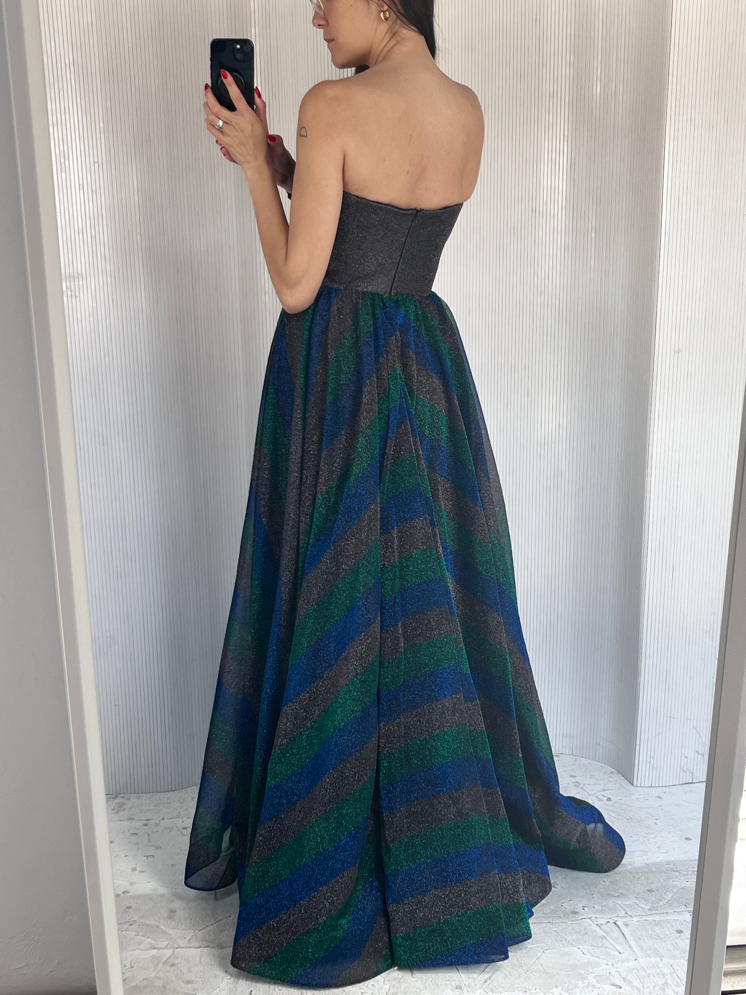 Missoni strapless gown