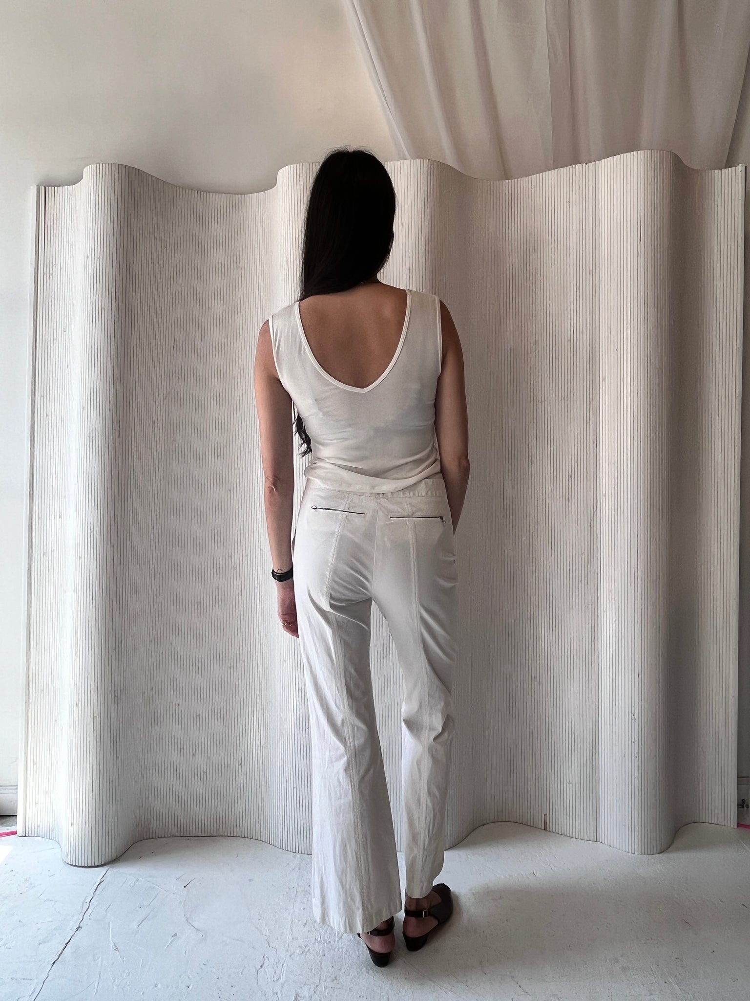 Jil Sander white trouser