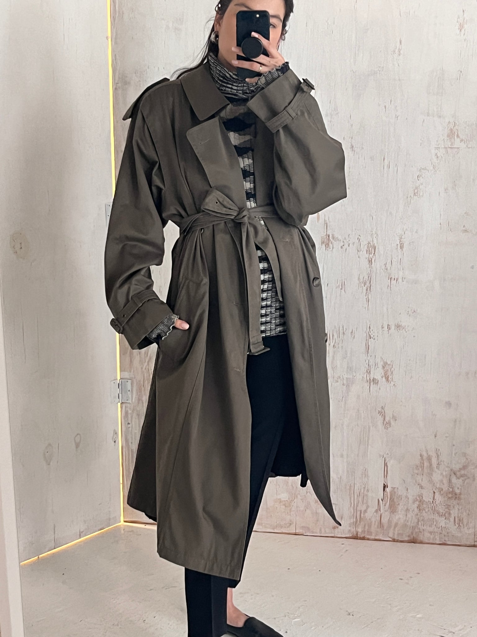 Saie Trench 8 Gray