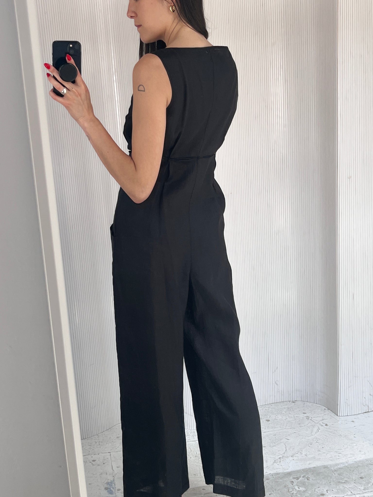 Max Studio linen jumpsuit