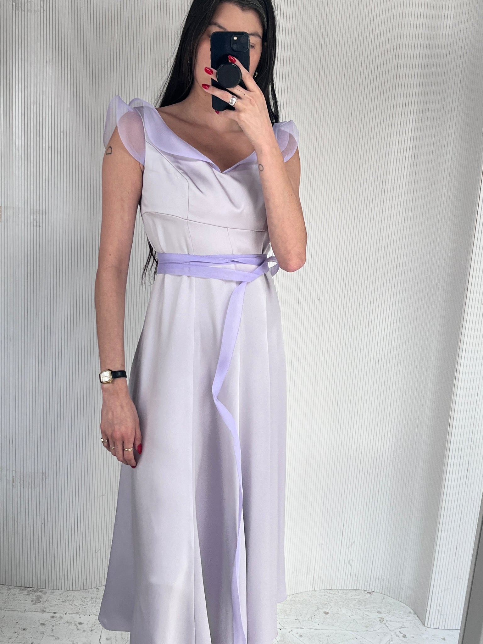 Armani Prive lavender dress