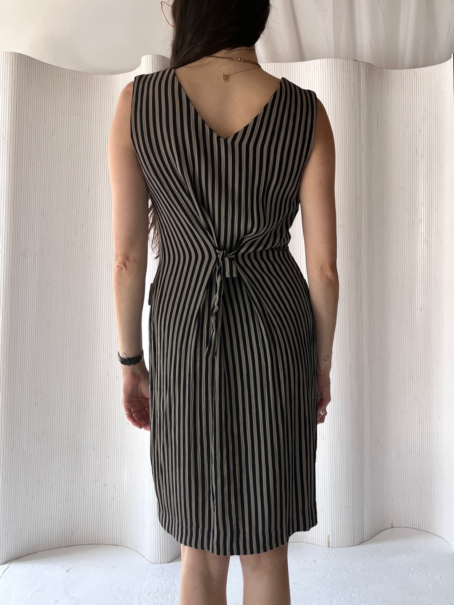 Striped vest dress