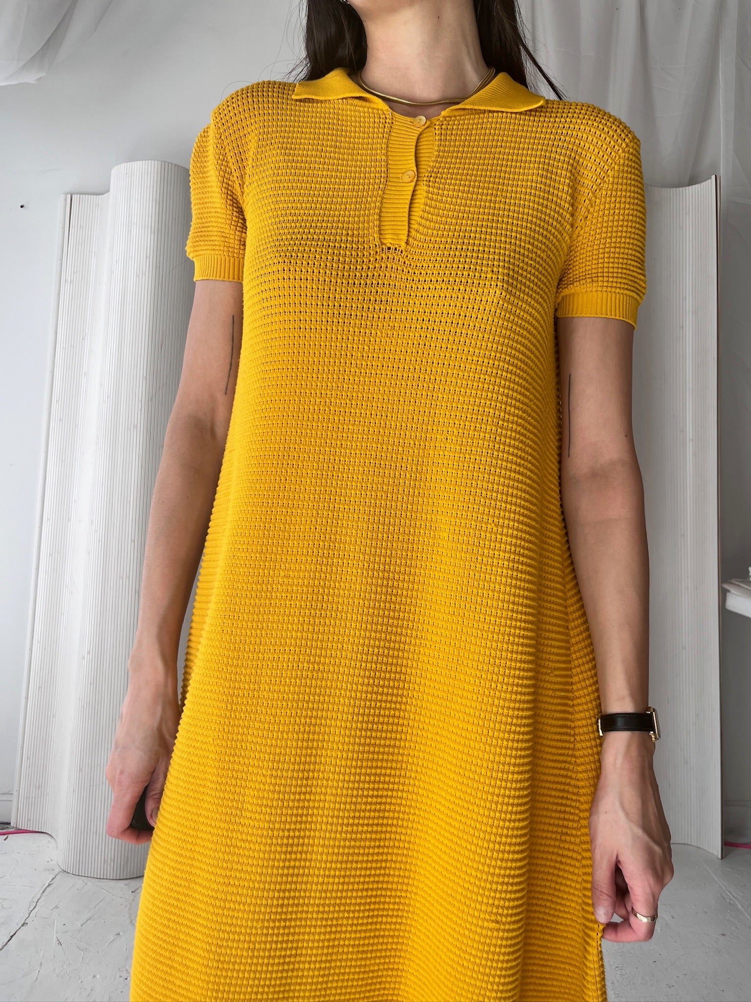 Miu Miu Saffron Knit Dress