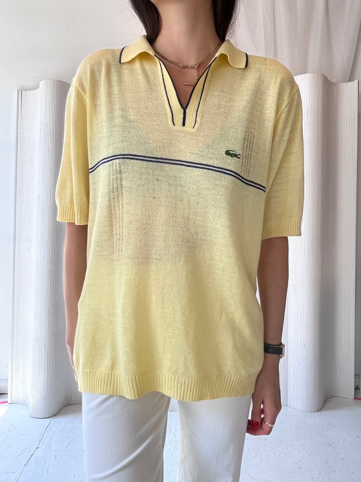 Lacoste knit polo