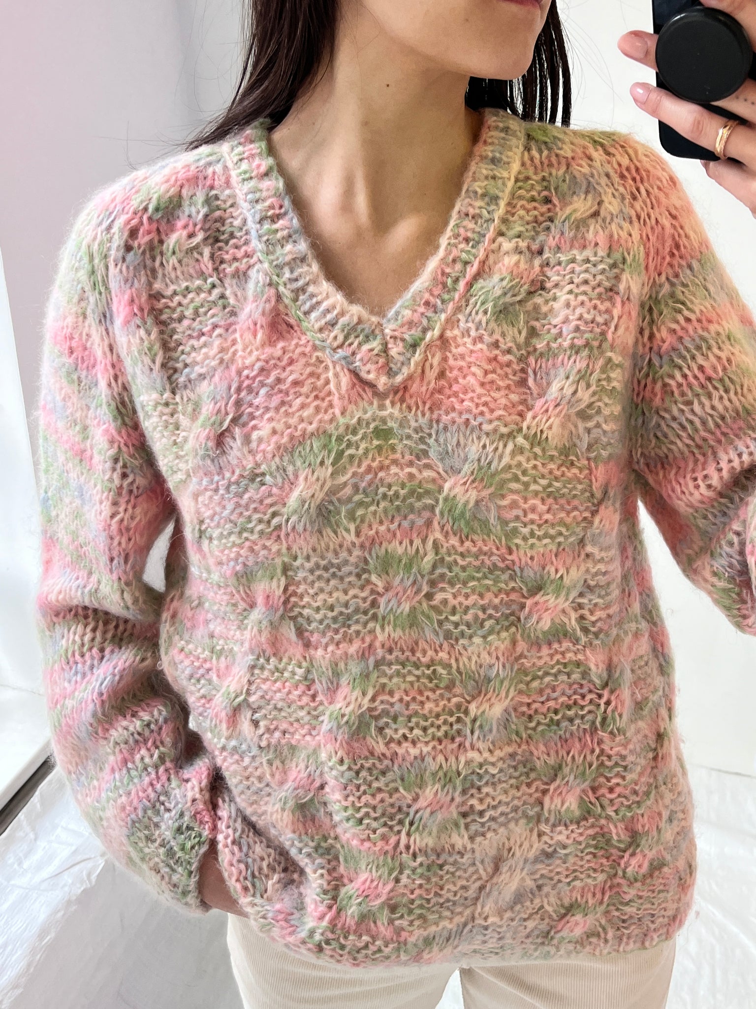 Carol Brent Pastel Wool Knit