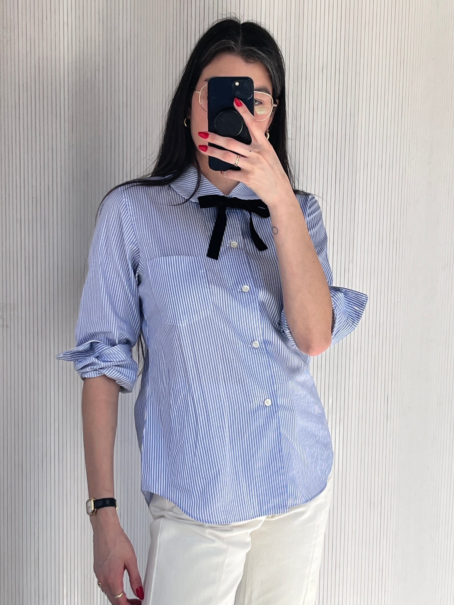 Commes girl button down