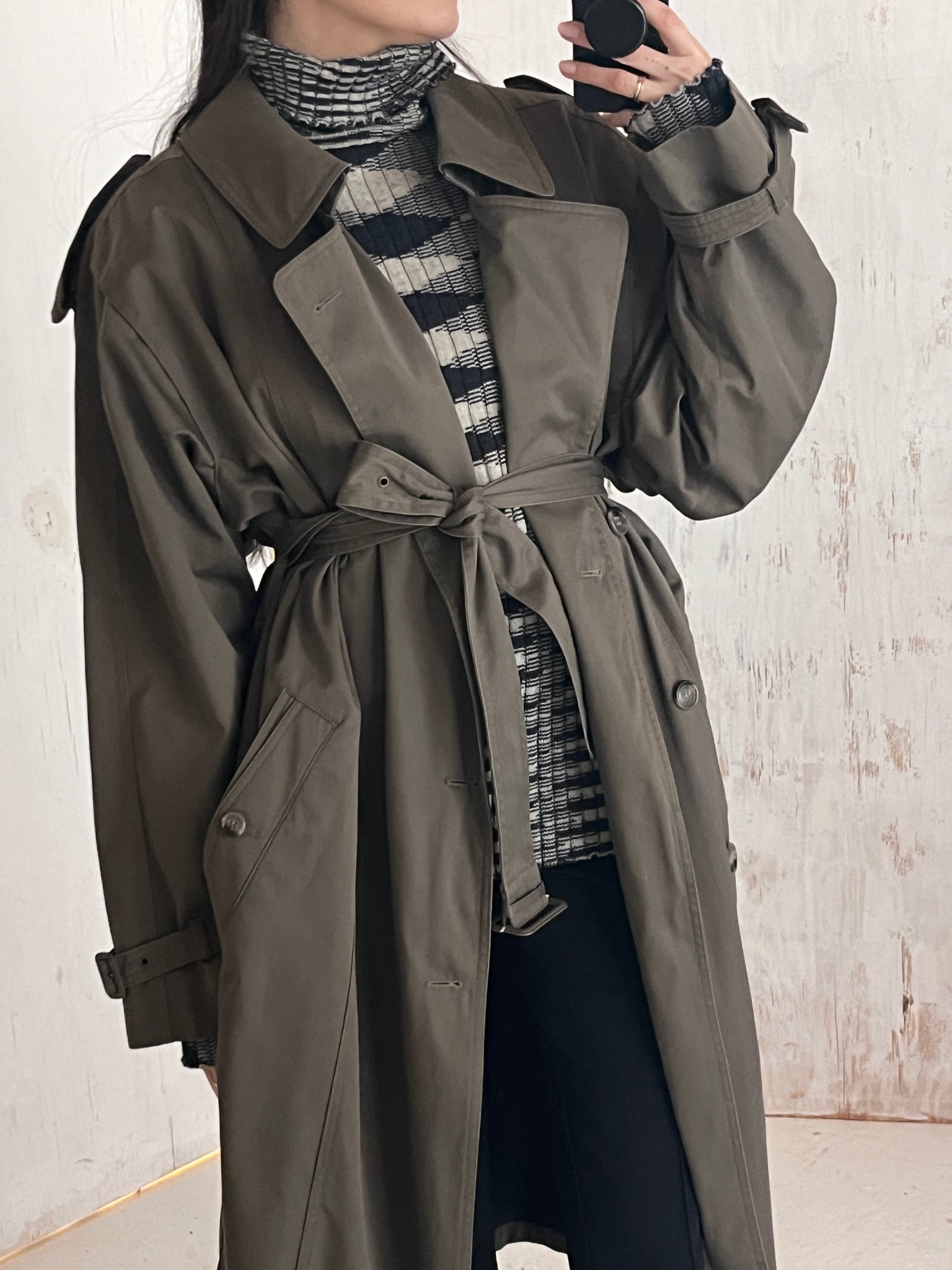Saie Trench 8 Gray