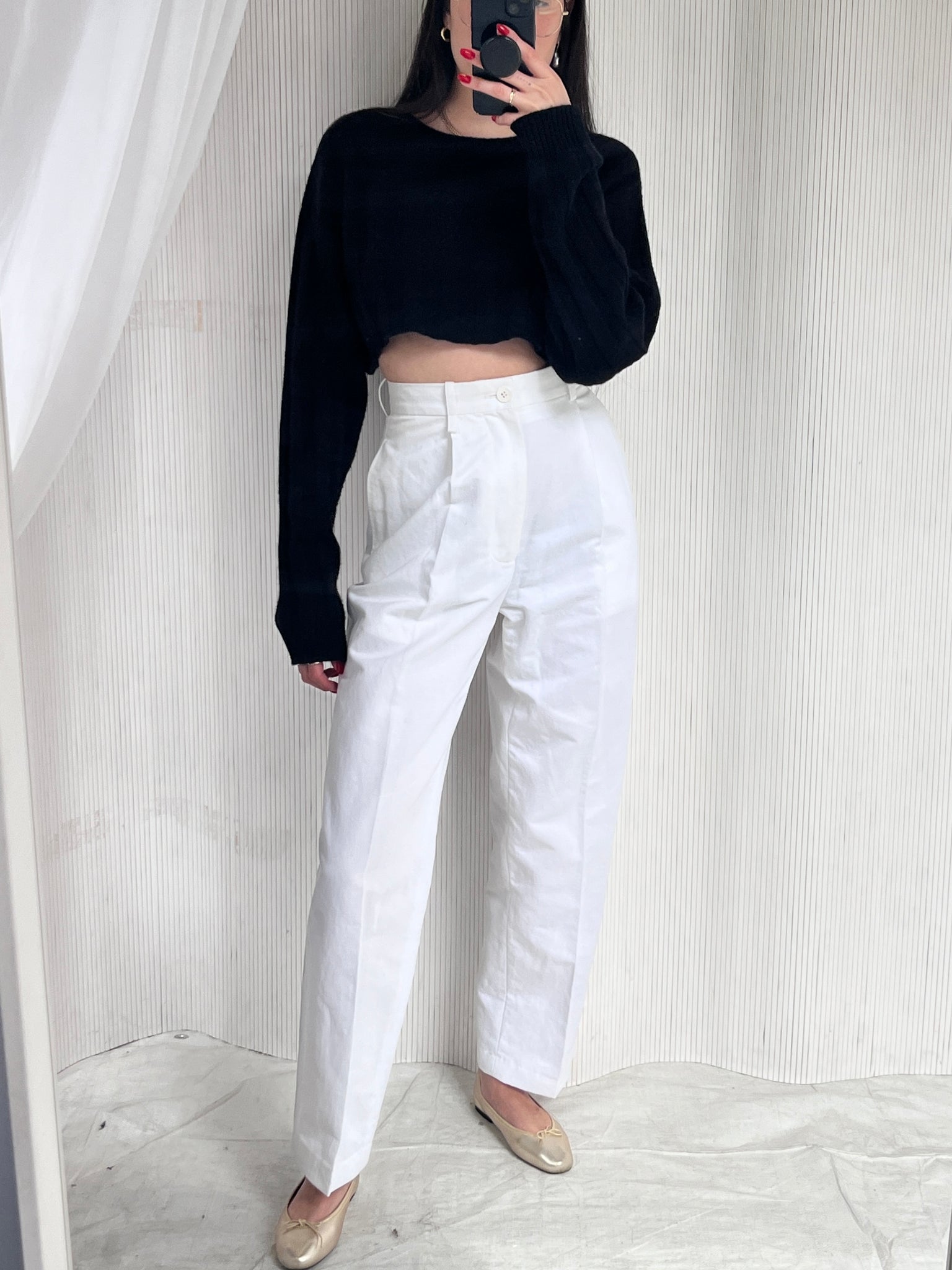 White Katimo trouser