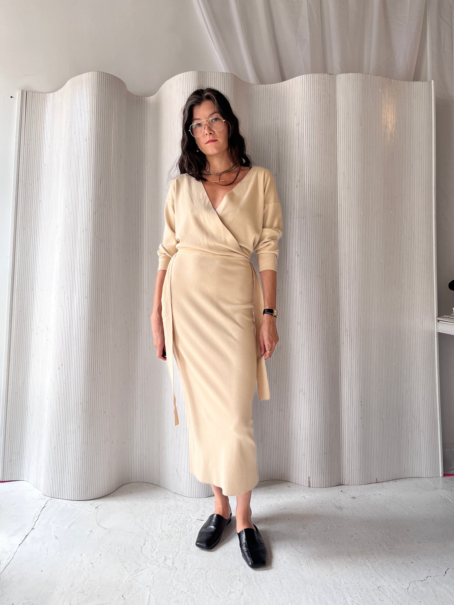 Paloma wool beige dress