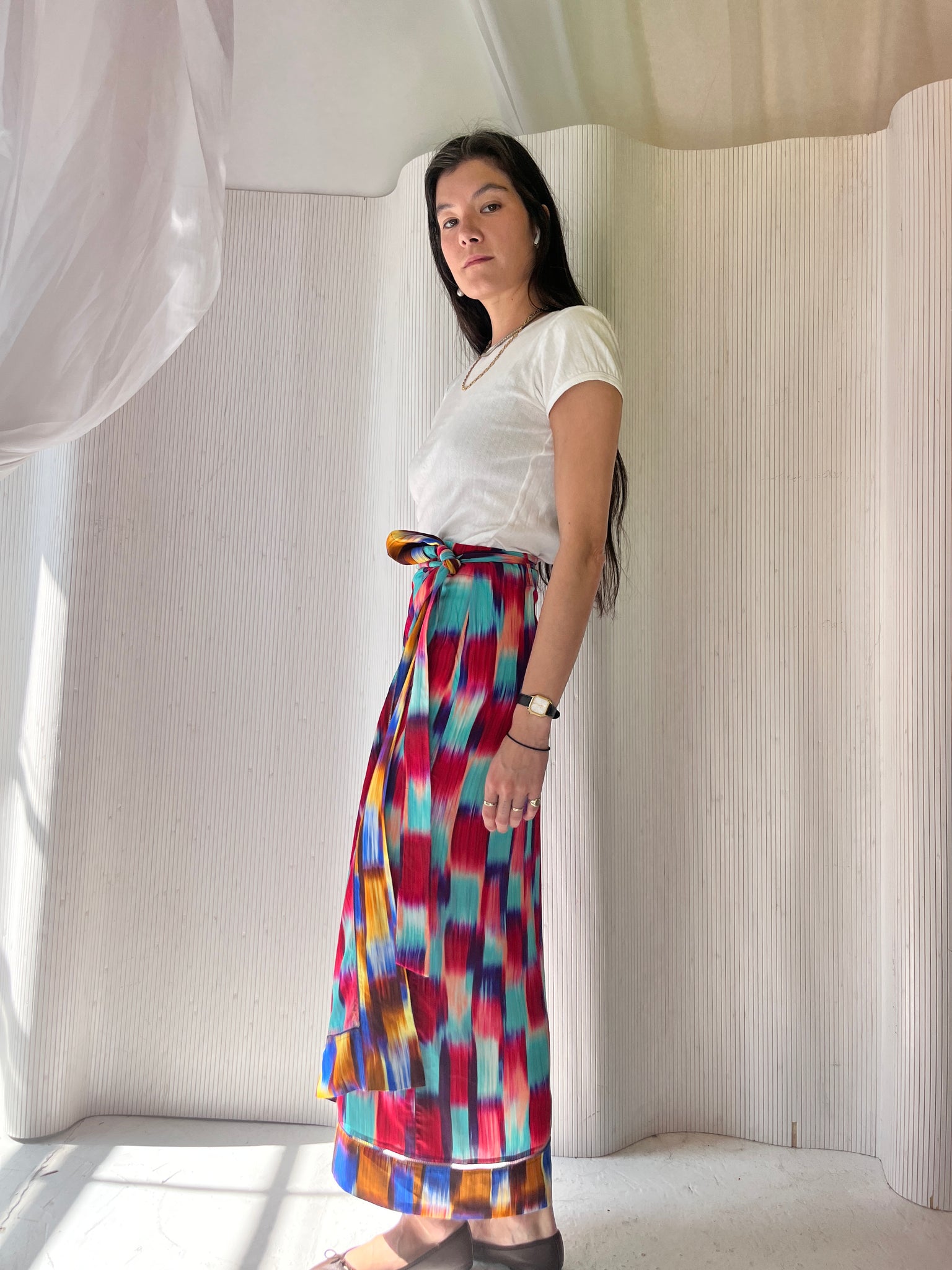 Dries Van Noten wrap skirt