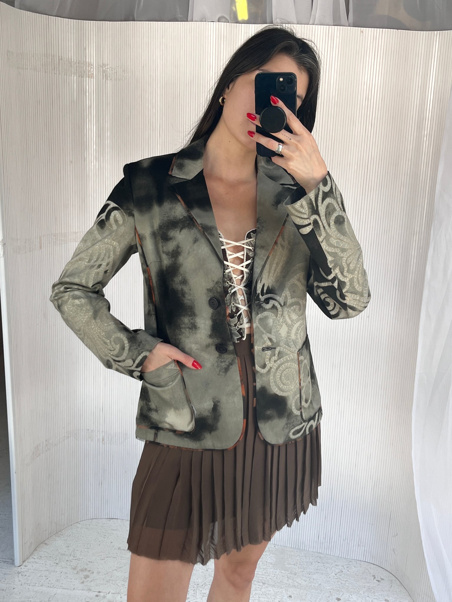 Citta Printed blazer