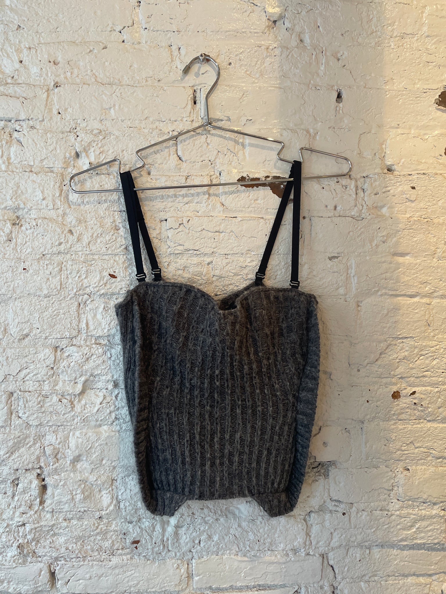 Sisley Knitted Bustier Top