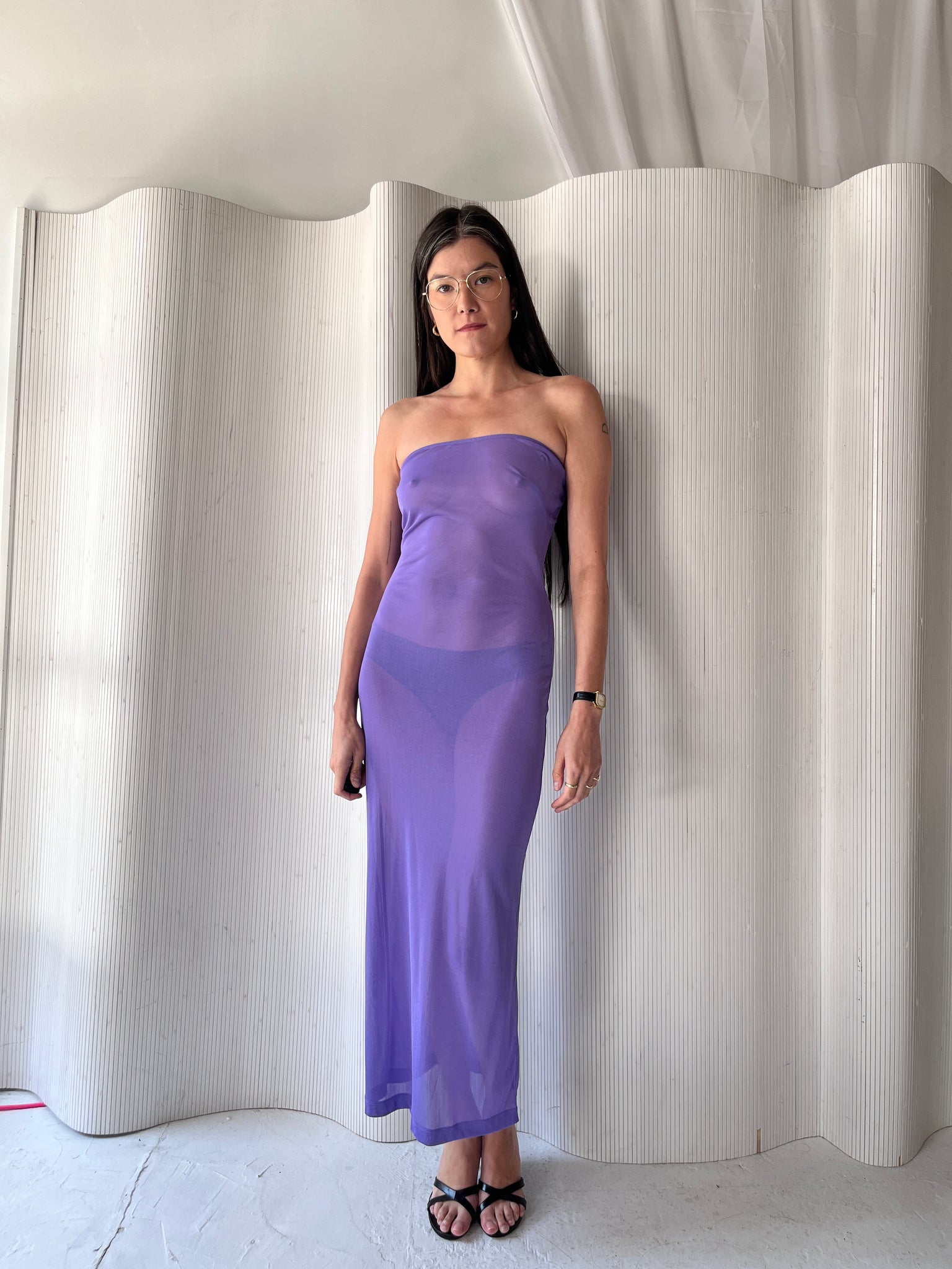 Plein Sud Sun 2000s Purple Dress