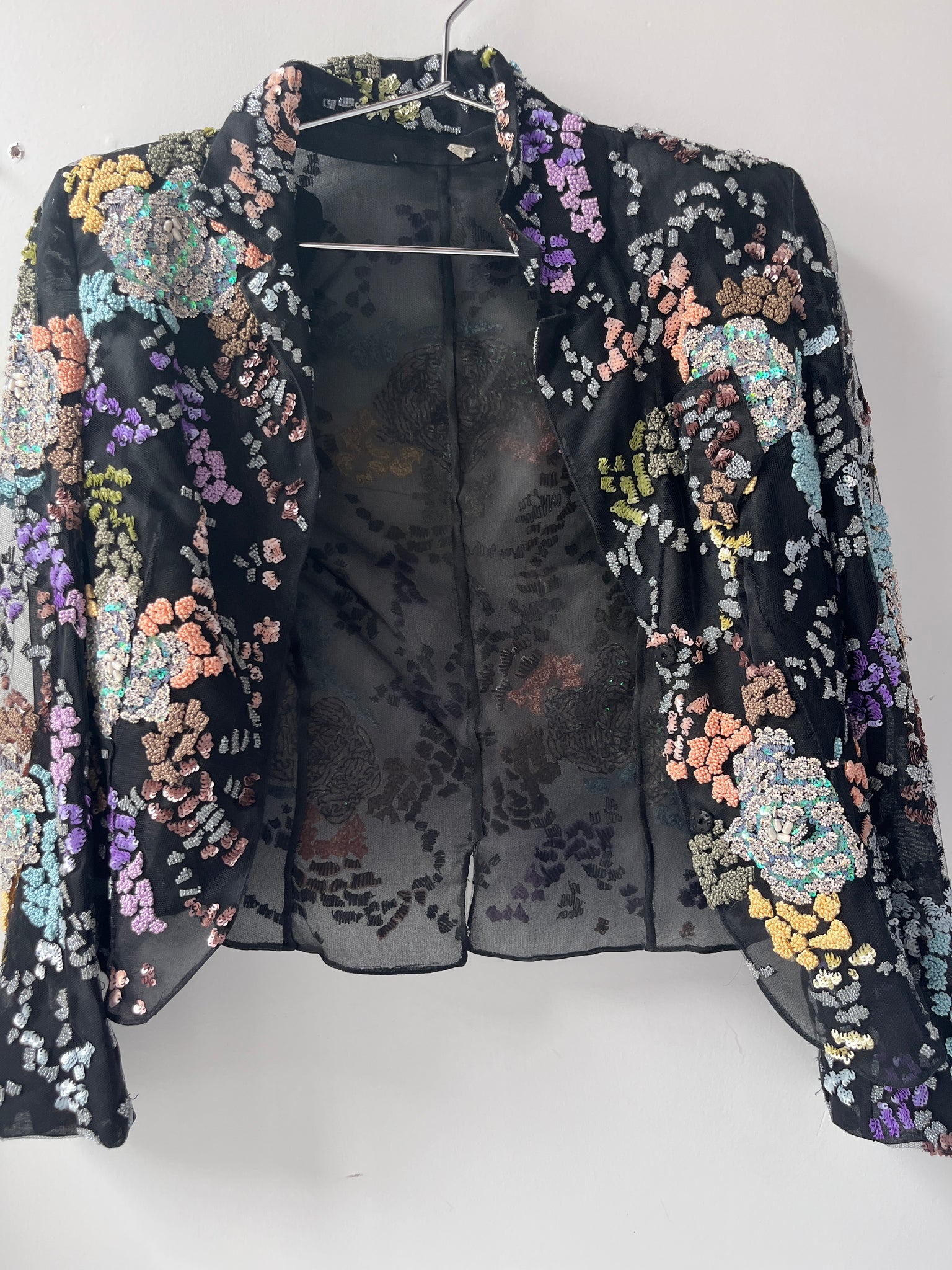 Armani beaded floral jacket