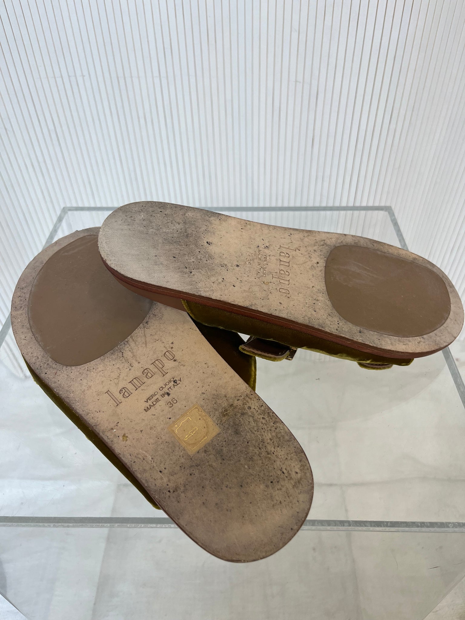 Lanapo velvet birkenstock