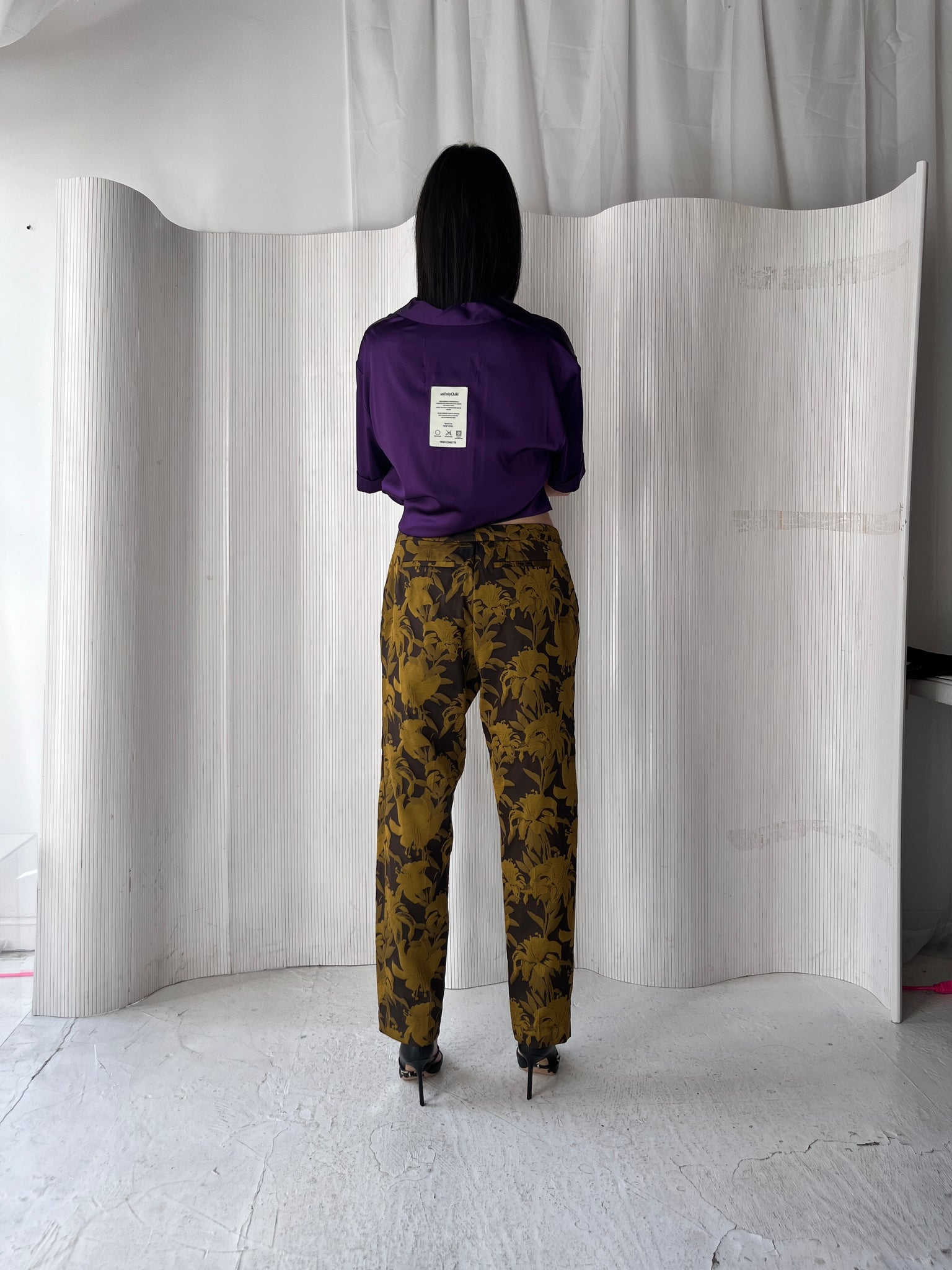 Dries Van Noten Jacquard Print Trousers