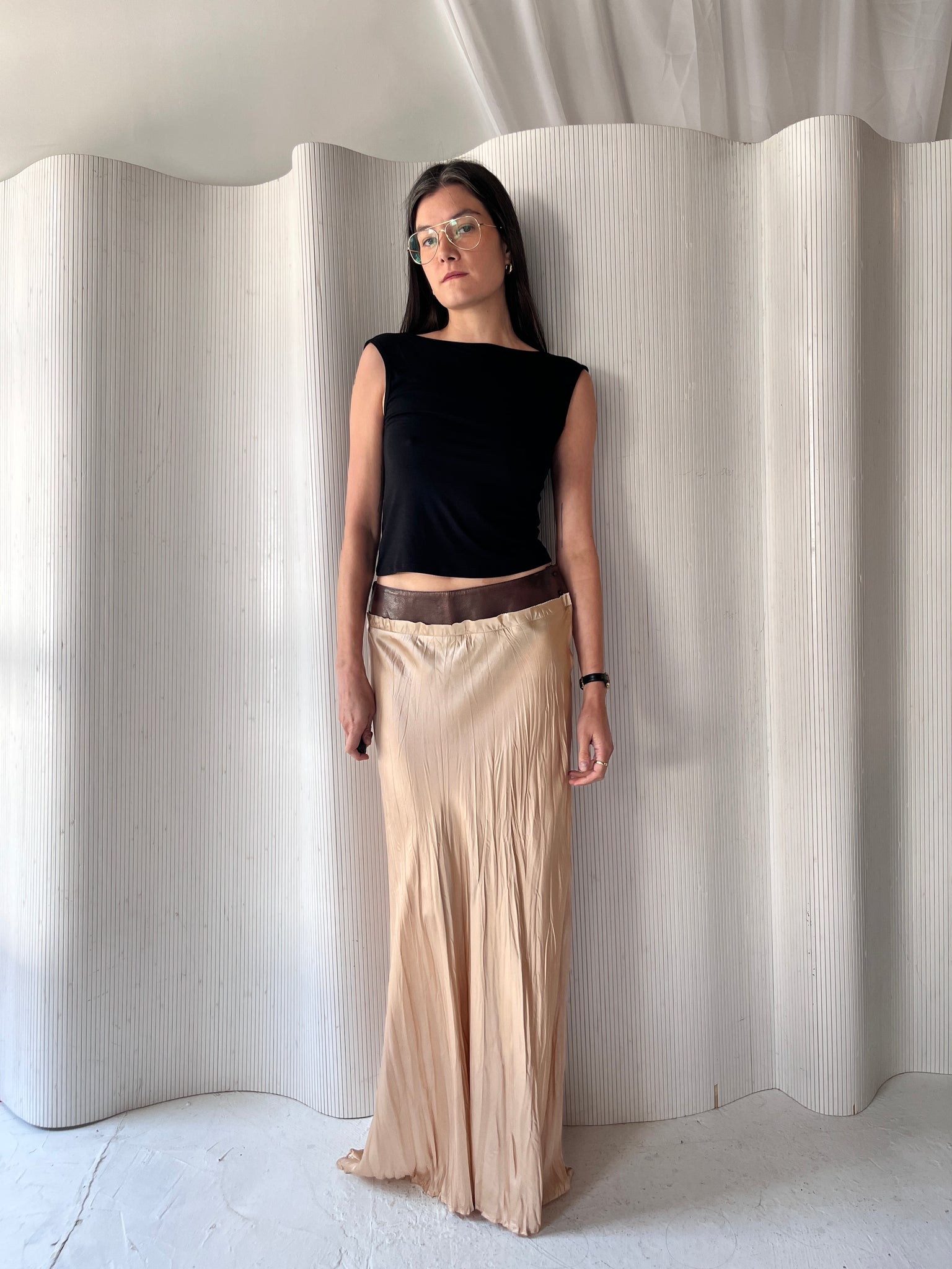 Roberto Cavalli 2000s Silk Skirt