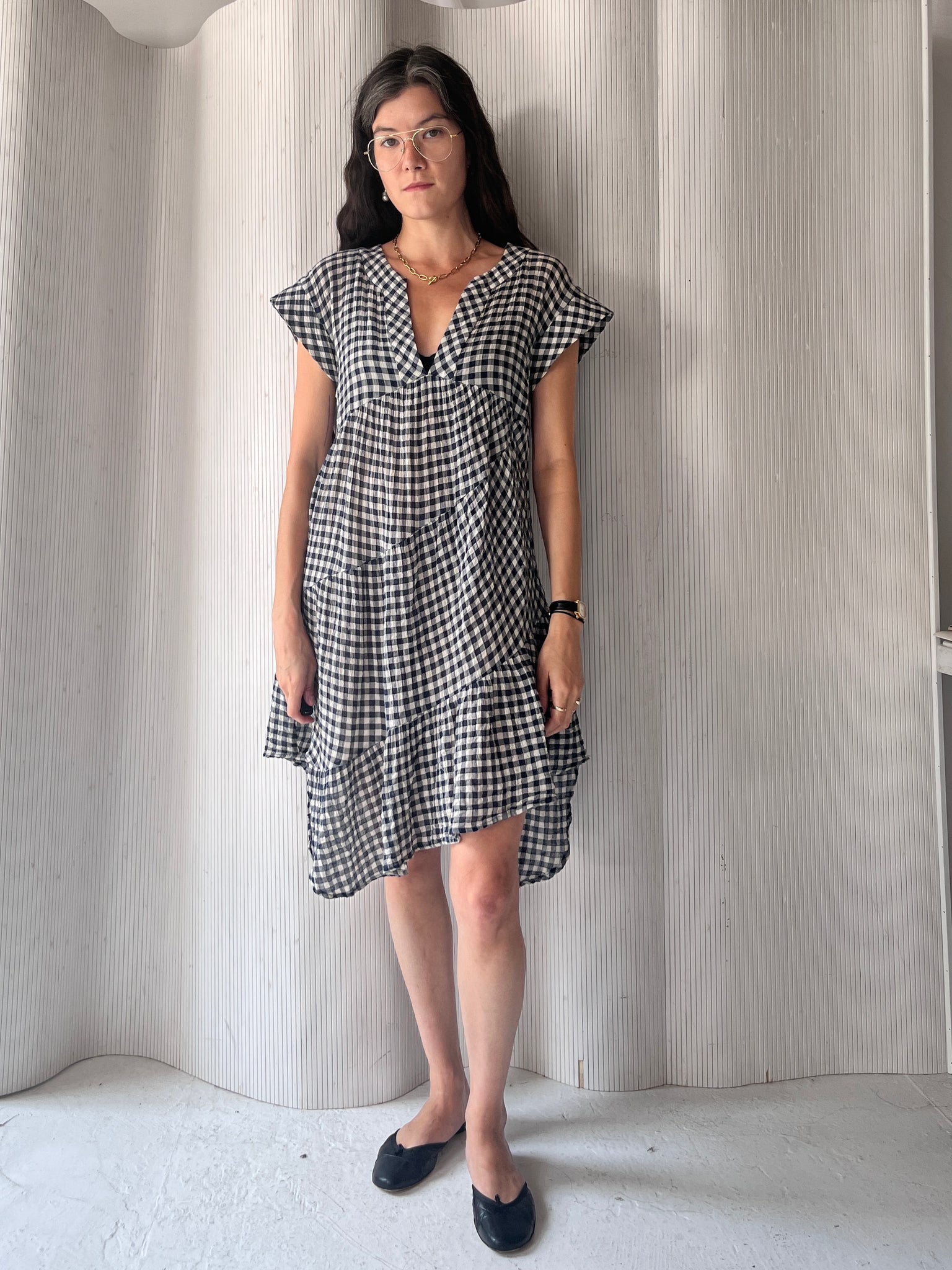 SEA NY gingham dress