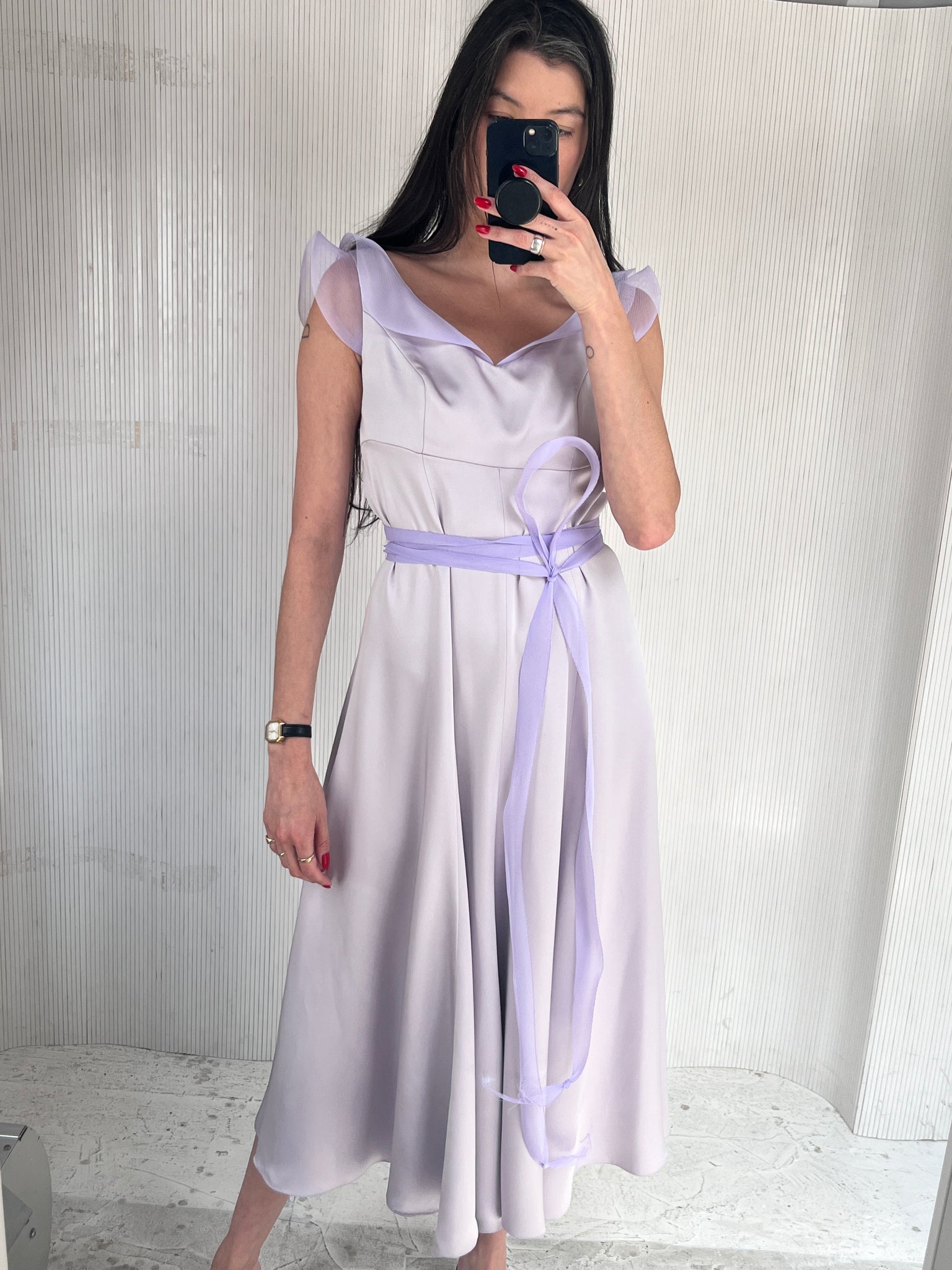 Armani Prive lavender dress