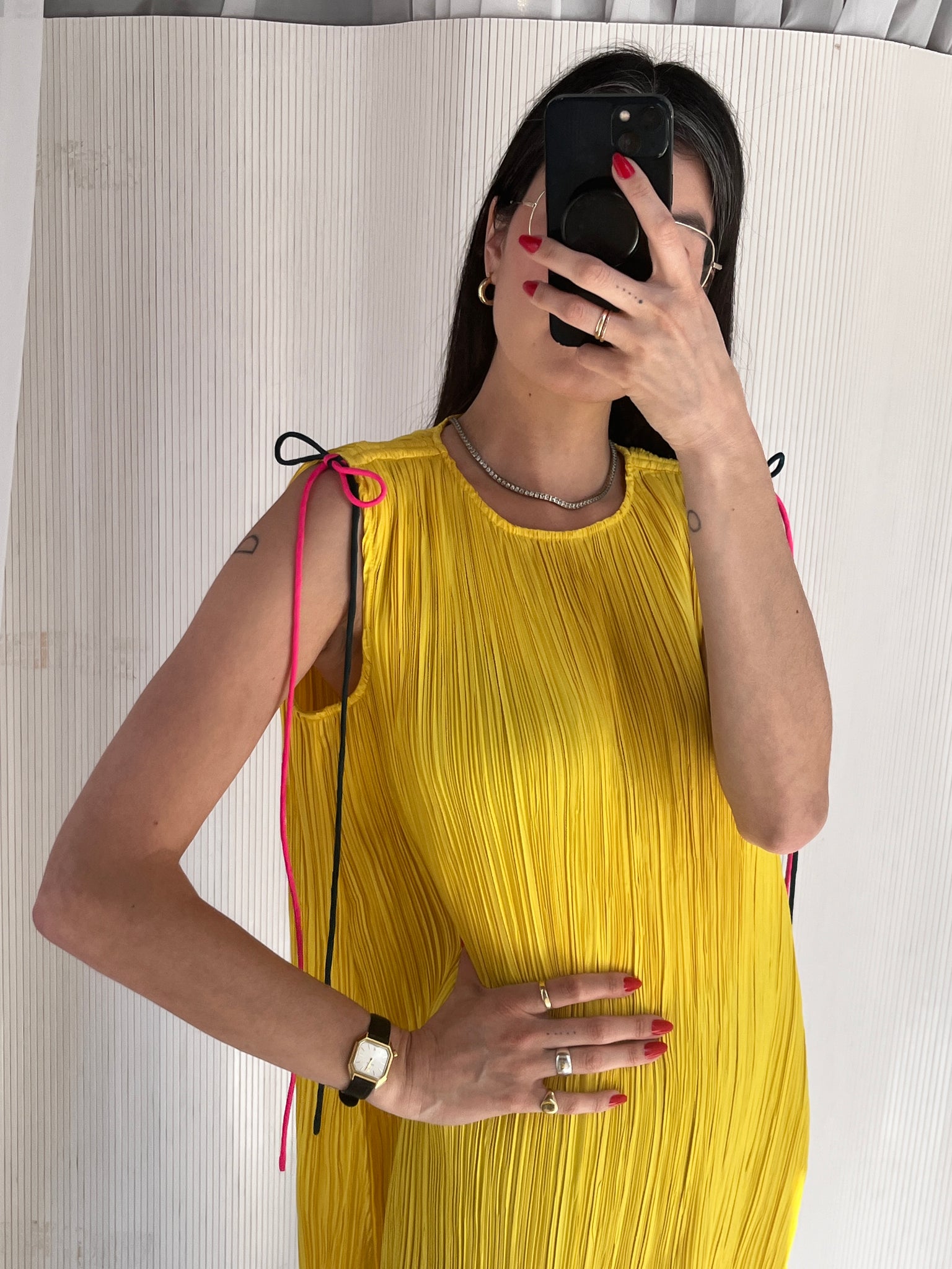 Jigsaw x Roksanda yellow dress